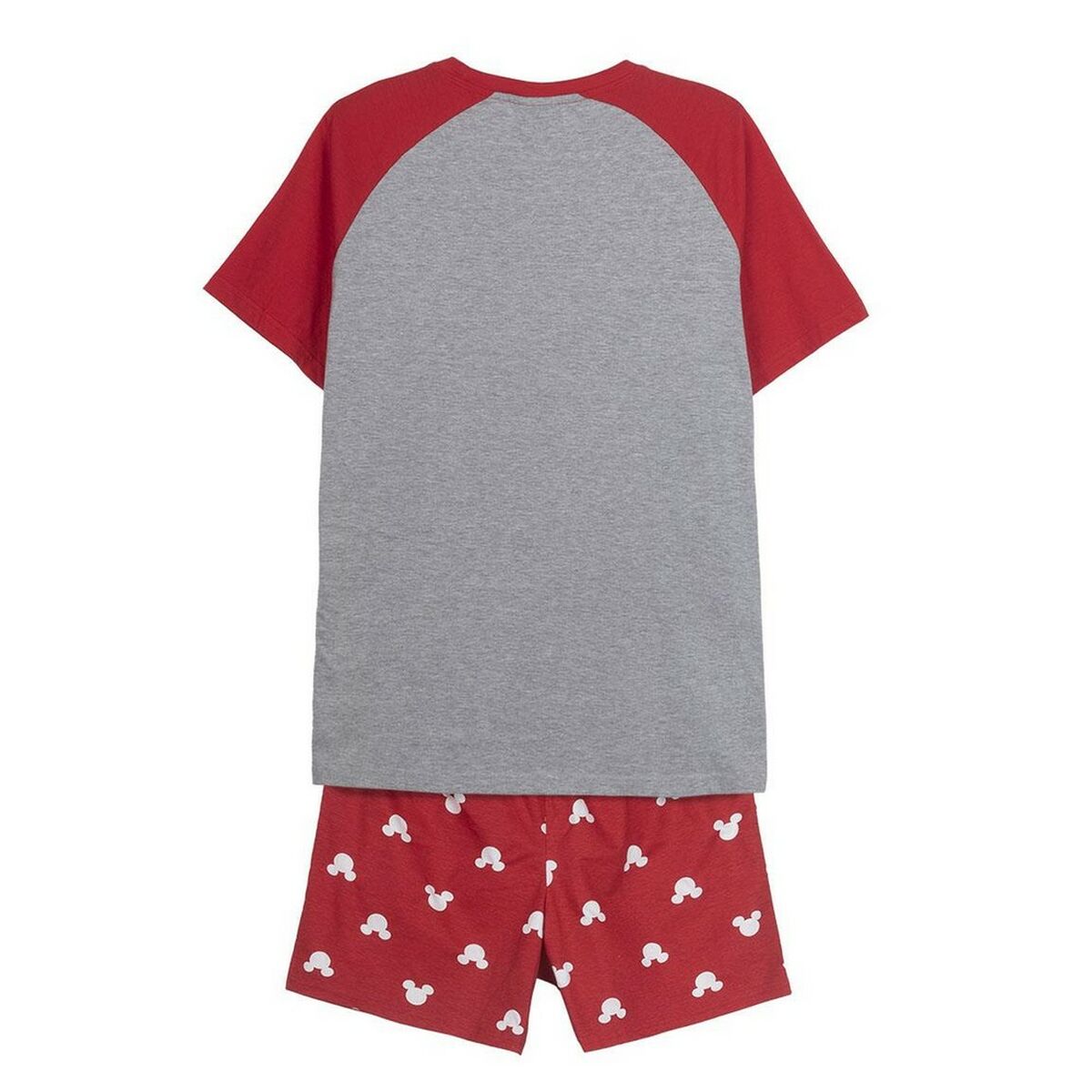 Kαλοκαιρινή παιδική πιτζάμα Mickey Mouse Κόκκινο (Ενήλικες) Άντρες Γκρι Kαλοκαιρινή παιδική πιτζάμα Mickey Mouse Κόκκινο (Ενήλικες) Άντρες Γκρι