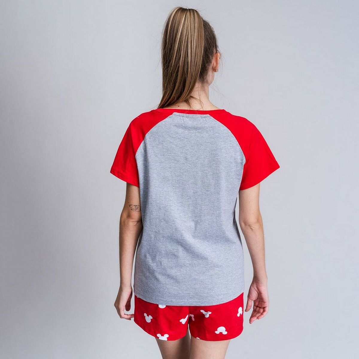 Kαλοκαιρινή παιδική πιτζάμα Minnie Mouse Κόκκινο Γυναίκα Γκρι Kαλοκαιρινή παιδική πιτζάμα Minnie Mouse Κόκκινο Γυναίκα Γκρι
