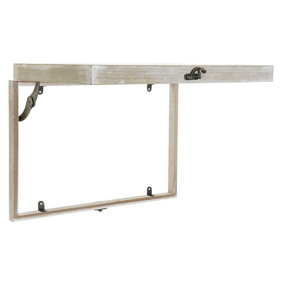 Ντουλάπα για κλειδιά DKD Home Decor Μαύρο Χρυσό Ξύλο MDF x2 46,5 x 6 x 31,5 cm Ντουλάπα για κλειδιά DKD Home Decor Μαύρο Χρυσό Ξύλο MDF x2 46,5 x 6 x 31,5 cm
