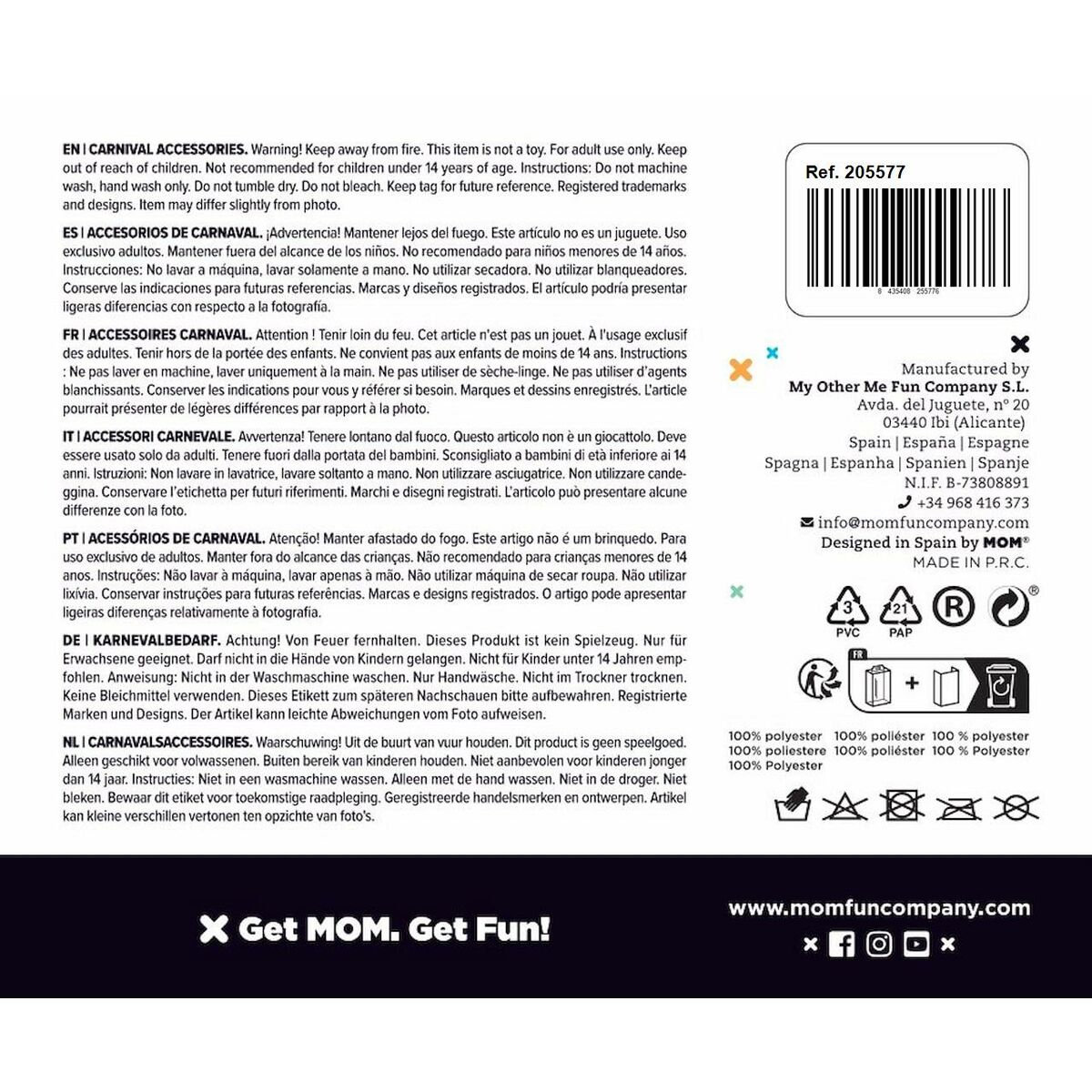 Περούκα My Other Me Μωβ