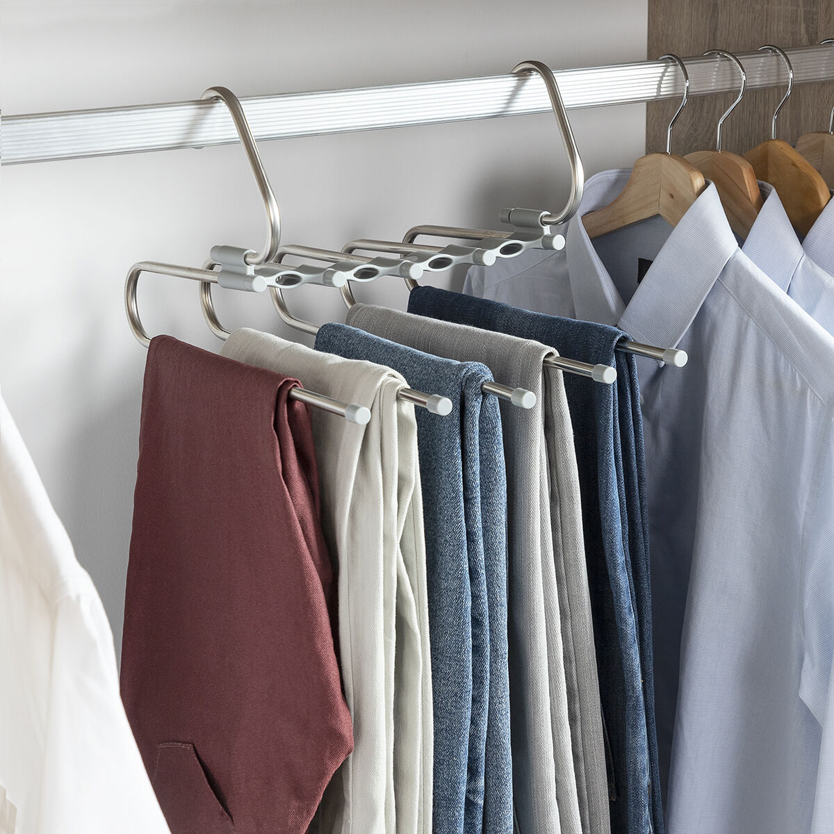 Πολλαπλή κρεμάστρα για παντελόνια 5 σε 1 Havser InnovaGoods