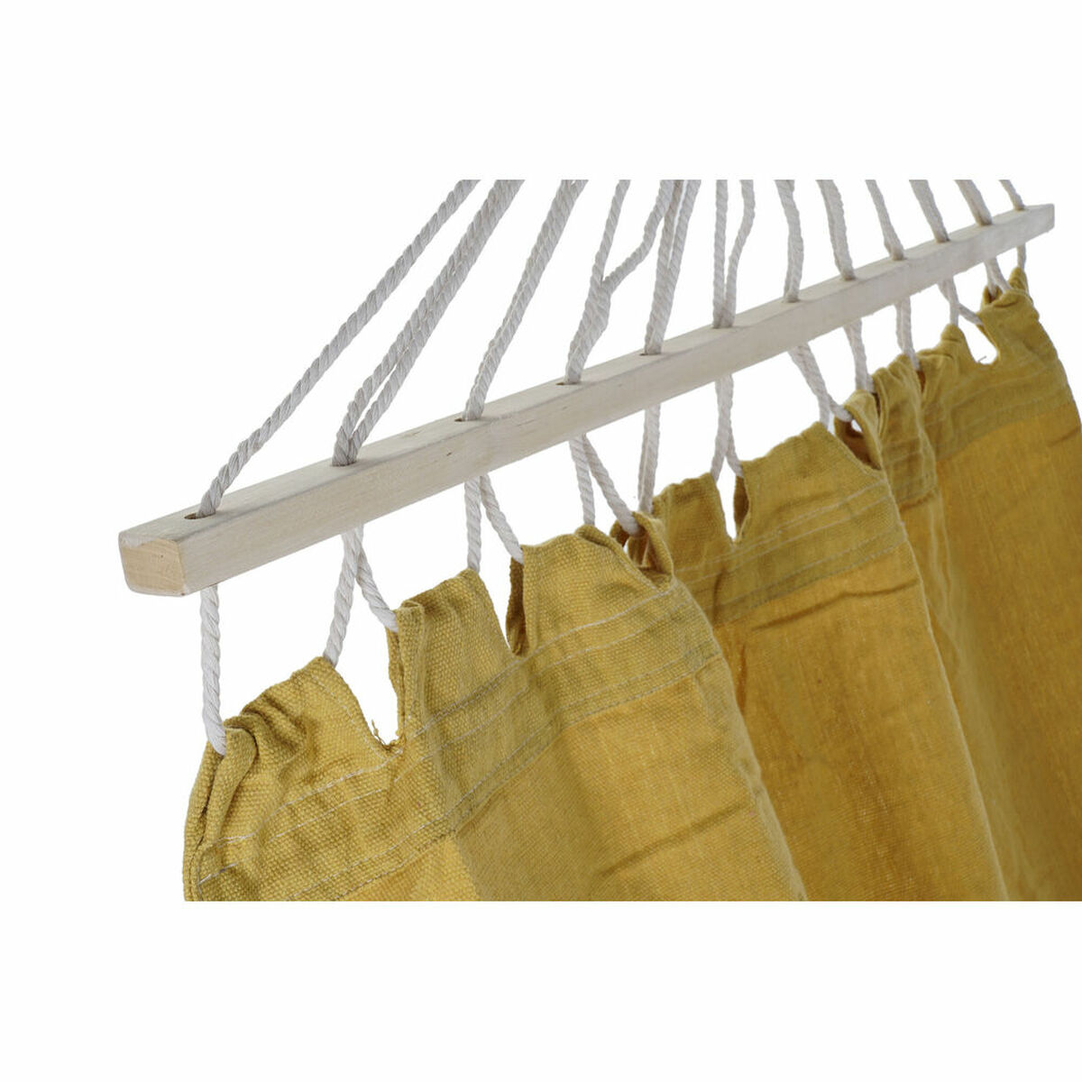 Αιώρα DKD Home Decor Ώχρα πολυεστέρας βαμβάκι Τζίντζερ Κρόσσια (255 x 80 x 28 cm)