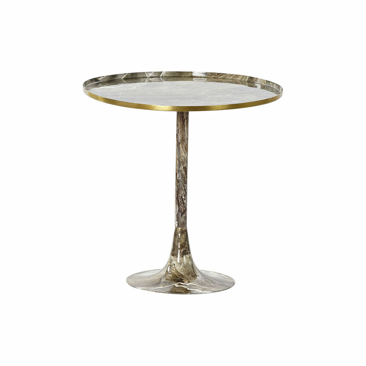 Βοηθητικό Τραπεζάκι DKD Home Decor Καφέ Χρυσό 51 x 51 x 51 cm Βοηθητικό Τραπεζάκι DKD Home Decor Καφέ Χρυσό 51 x 51 x 51 cm