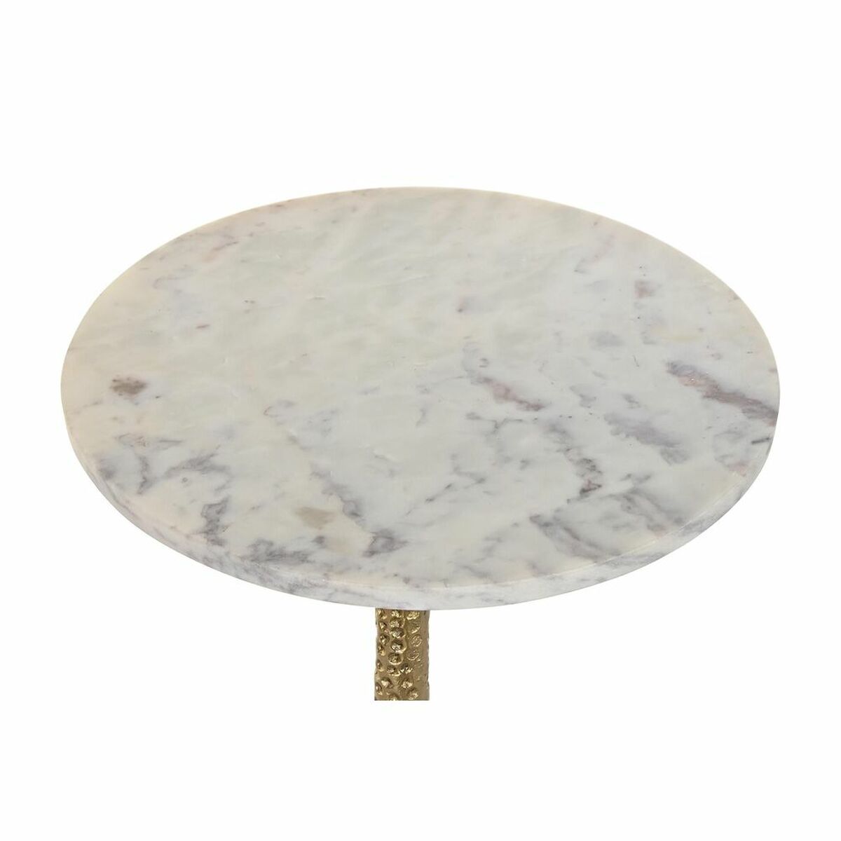 Βοηθητικό Τραπεζάκι DKD Home Decor Λευκό Χρυσό 40 x 40 x 61 cm Βοηθητικό Τραπεζάκι DKD Home Decor Λευκό Χρυσό 40 x 40 x 61 cm