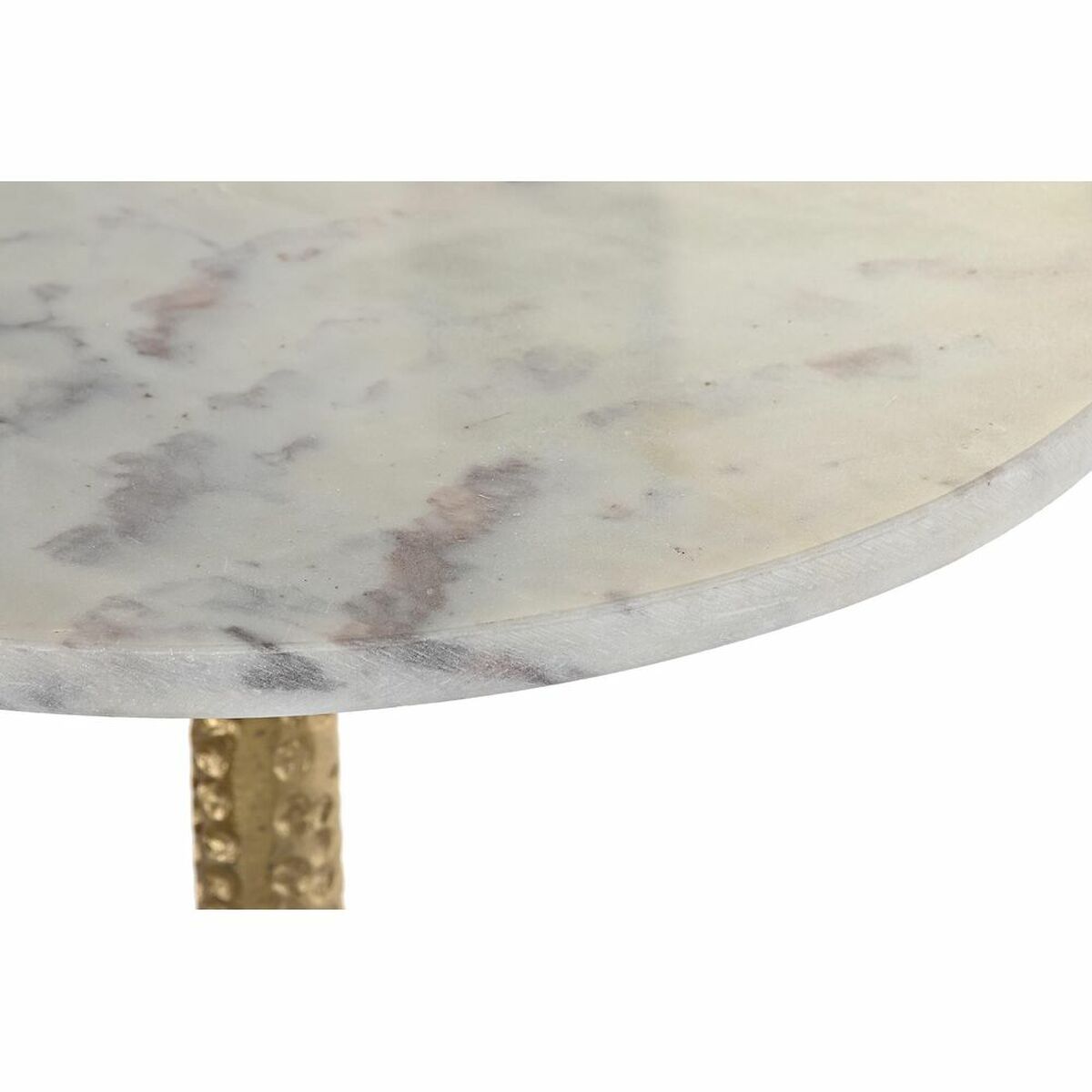 Βοηθητικό Τραπεζάκι DKD Home Decor Λευκό Χρυσό 40 x 40 x 61 cm Βοηθητικό Τραπεζάκι DKD Home Decor Λευκό Χρυσό 40 x 40 x 61 cm