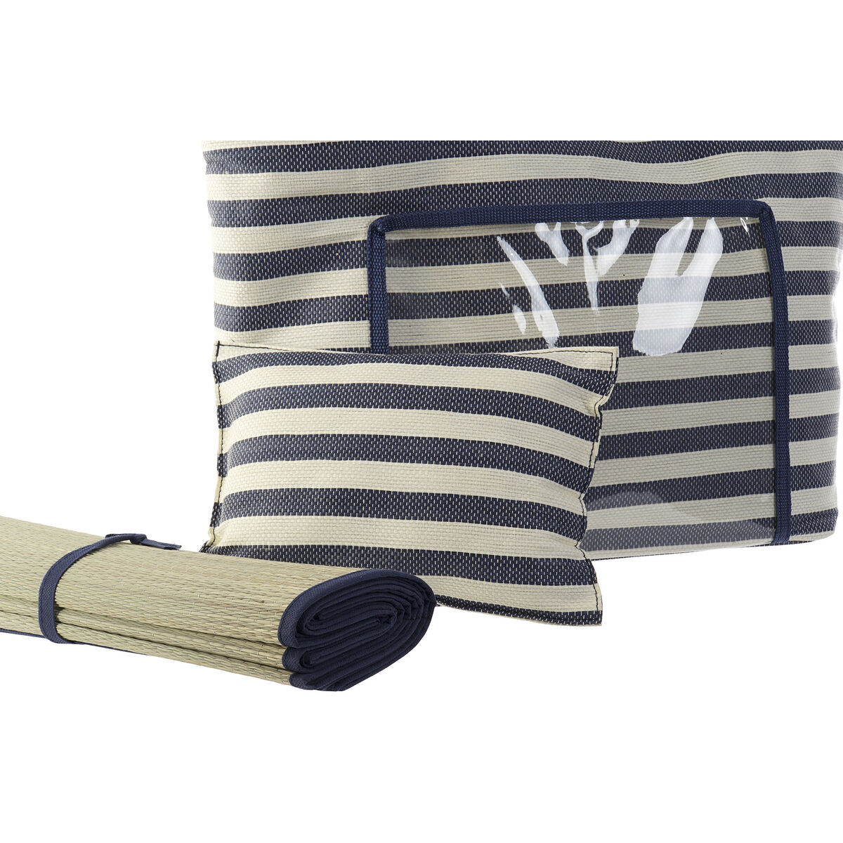 Τσάντα Παραλίας DKD Home Decor 55 x 17 x 35 cm Καμβάς Κόκκινο Μπλε PVC (x2) Τσάντα Παραλίας DKD Home Decor 55 x 17 x 35 cm Καμβάς Κόκκινο Μπλε PVC (x2)