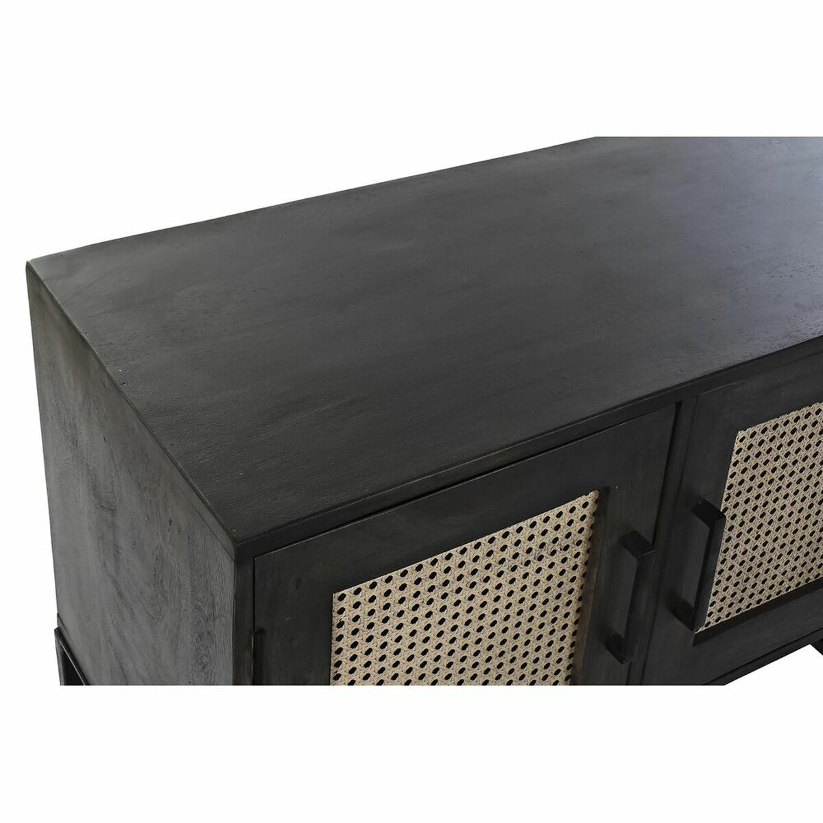 Σκευοθήκη DKD Home Decor   Καφέ ρατάν Ξύλο από Μάνγκο 155 x 40 x 61,5 cm