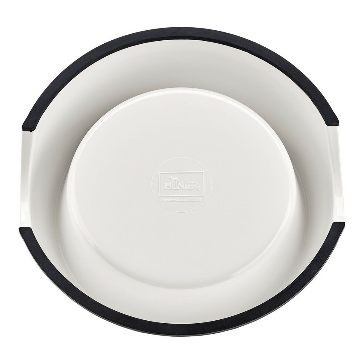 Ταΐστρα σκύλων Hunter μελαμίνη Ανοξείδωτο ατσάλι Λευκό 350 ml (18,5 x 18,5 x 9,5 cm)