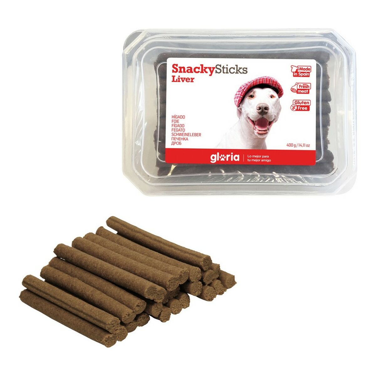 Σνακ για τον Σκύλο Gloria Snackys Sticks Κρέας Συκώτι