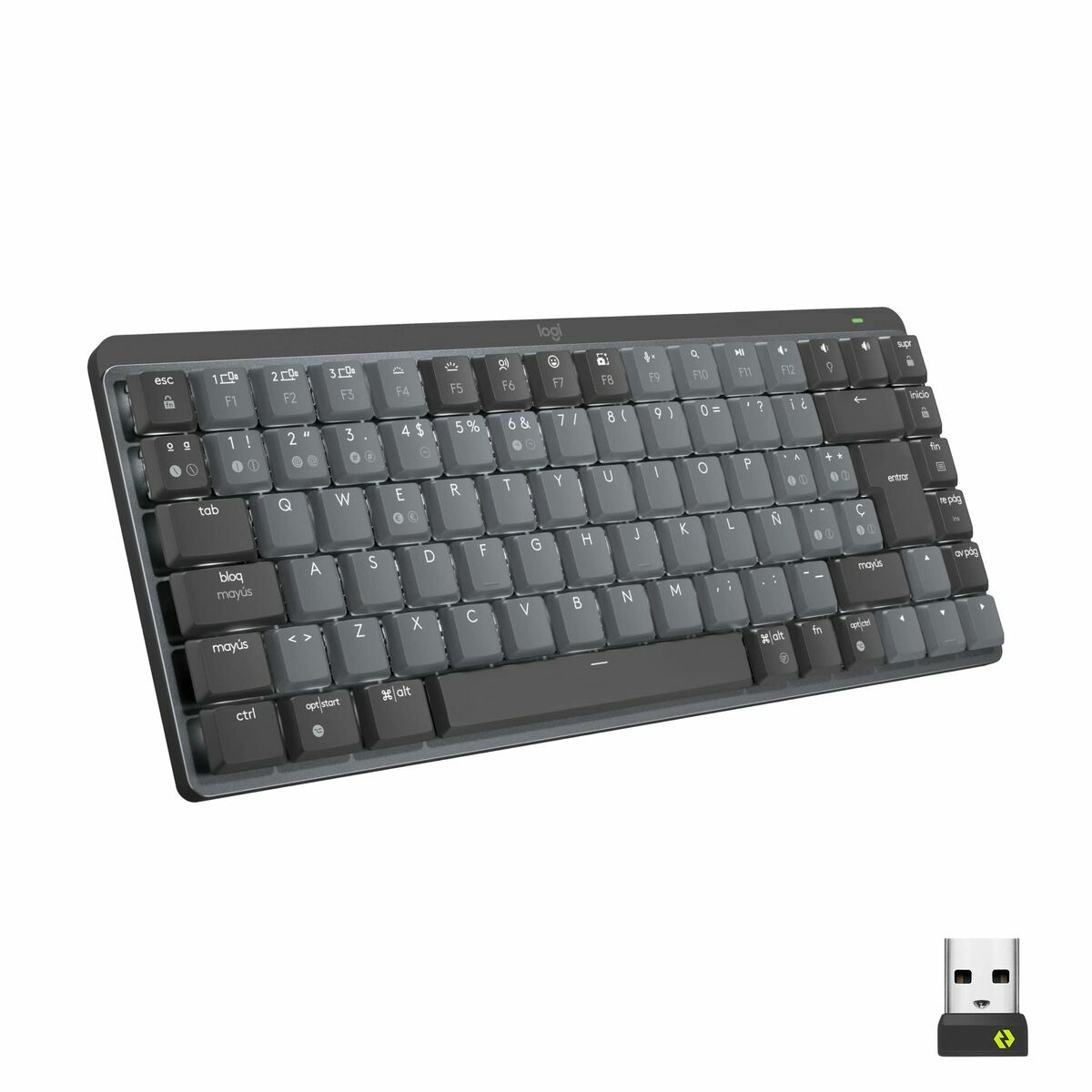Bluetooth Πληκτρολόγιο Logitech 920-010780 Αγγλικά EEUU Μαύρο Γκρι QWERTY Qwerty US International Bluetooth Πληκτρολόγιο Logitech 920-010780 Αγγλικά EEUU Μαύρο Γκρι QWERTY Qwerty US International