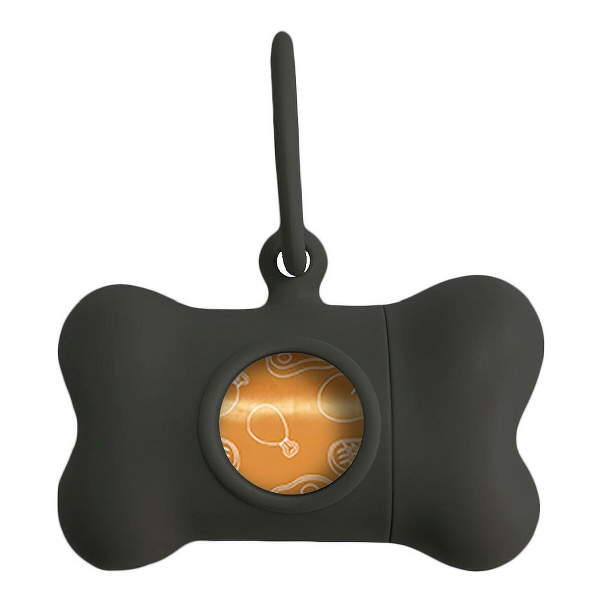 Διανομέας Tσαντών Kατοικίδιων Zώων United Pets Bon Ton Classic Σκύλος Μαύρο (8 x 4,2 x 5 cm)