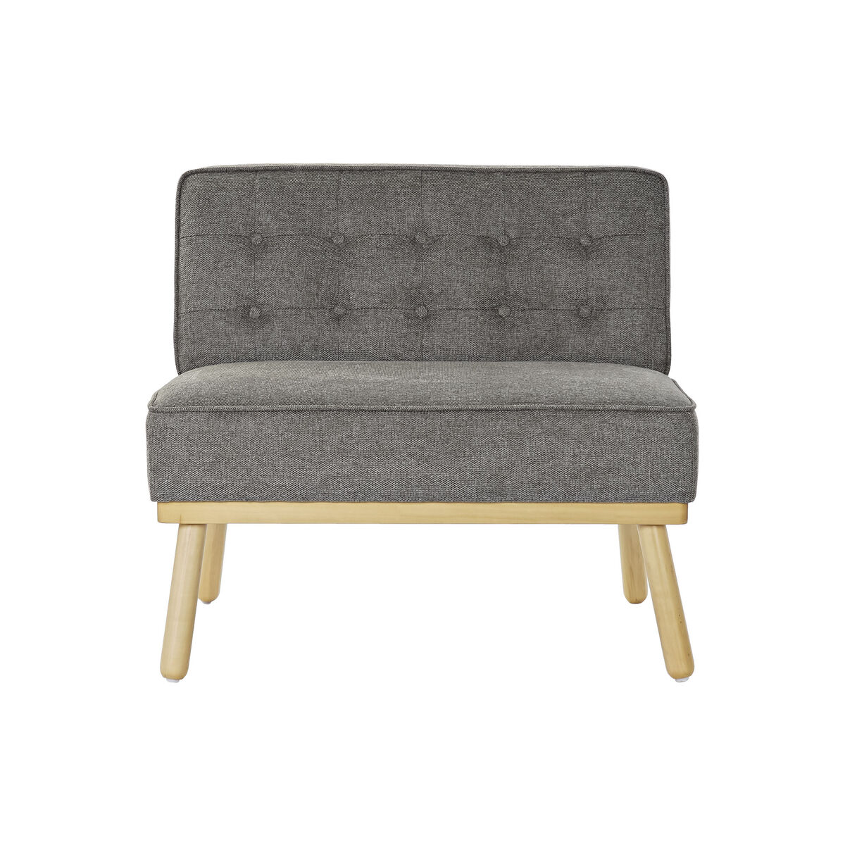 Πολυθρόνα DKD Home Decor 80 x 66 x 72 cm Έλατο Ξύλο Καφέ Σκούρο γκρίζο Πολυθρόνα DKD Home Decor 80 x 66 x 72 cm Έλατο Ξύλο Καφέ Σκούρο γκρίζο