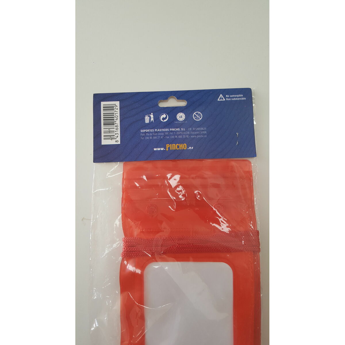 Αδιάβροχη Θήκη 24 x 13 cm Κόκκινο Μπλε Κίτρινο