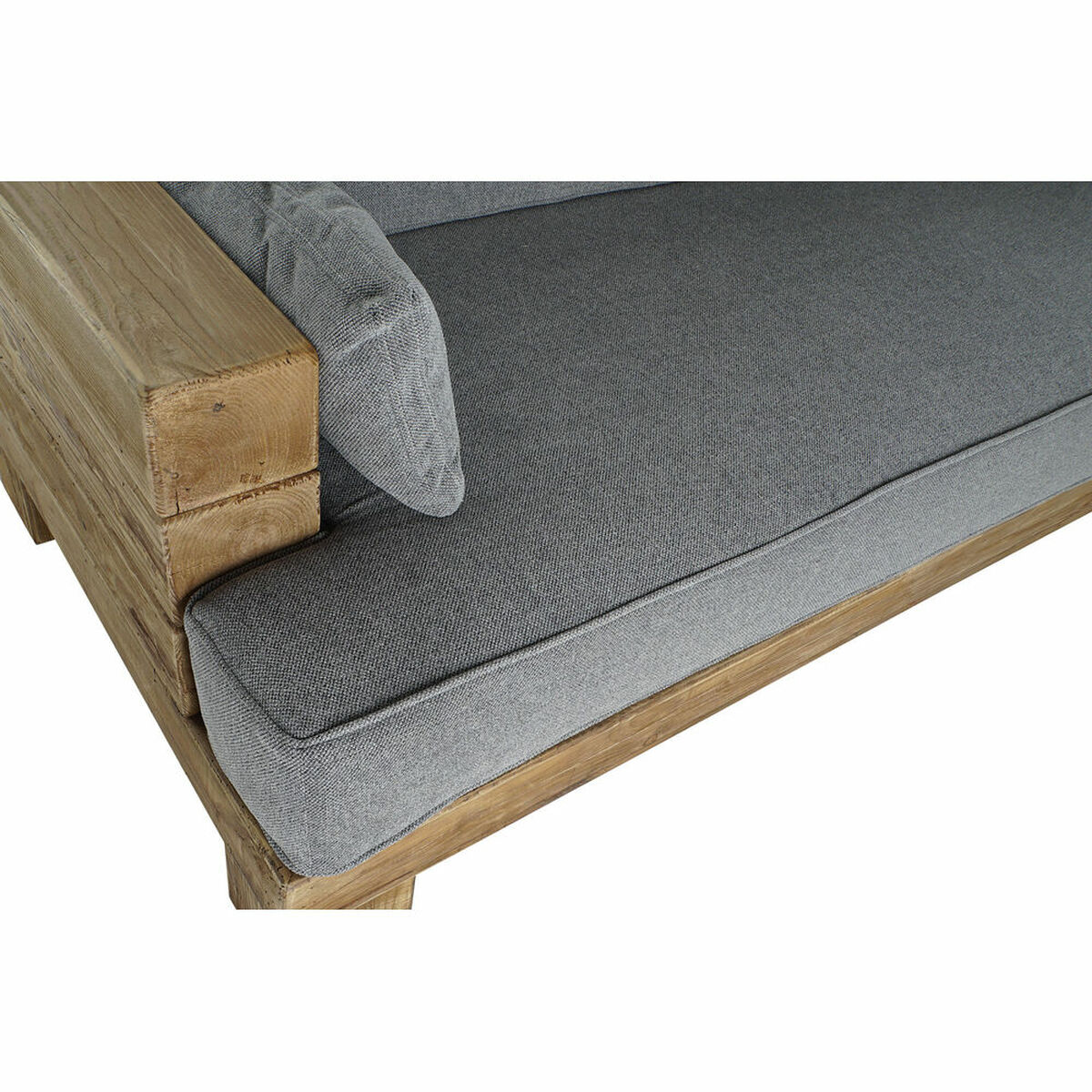 Καναπές DKD Home Decor Γκρι Φυσικό Alpino 224 x 95 x 82 cm Καναπές DKD Home Decor Γκρι Φυσικό Alpino 224 x 95 x 82 cm
