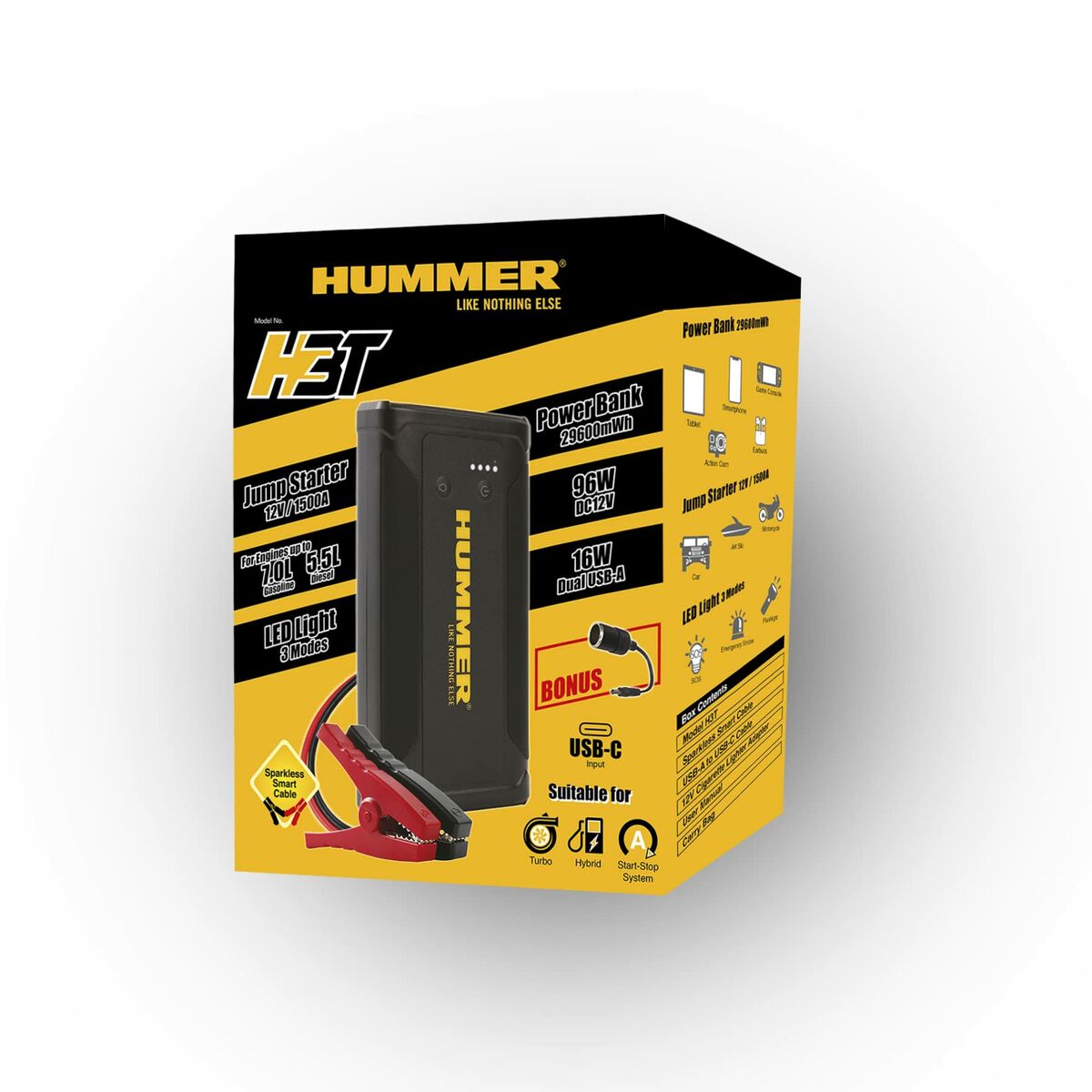 Εκκινητής Hummer HUMMH3T 12 V 8000 Ah Εκκινητής Hummer HUMMH3T 12 V 8000 Ah