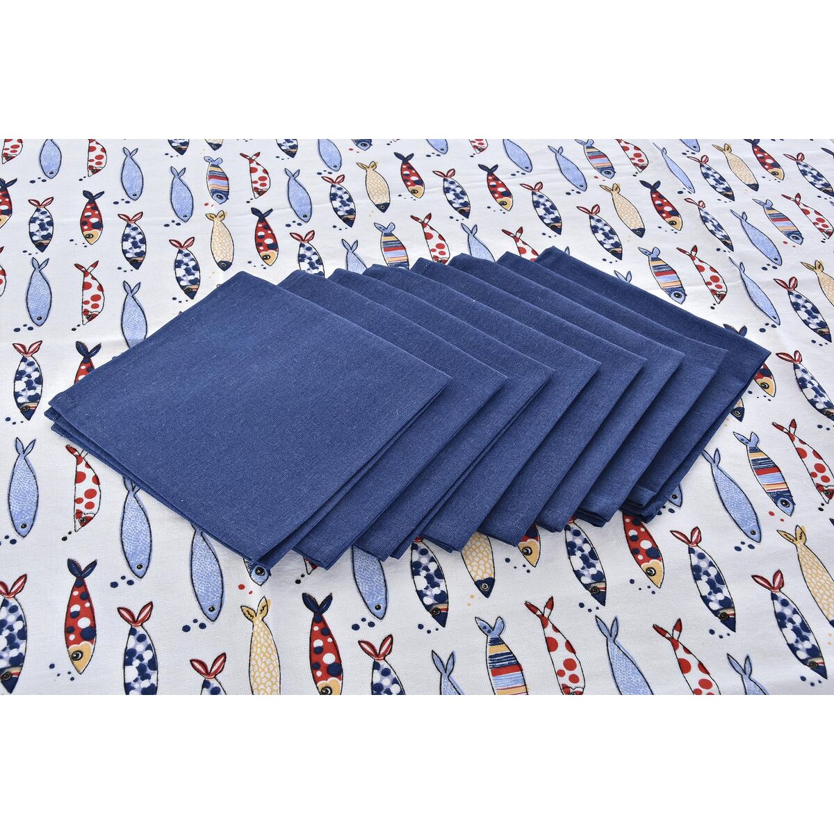 Σετ σεντονιών DKD Home Decor 150 x 250 x 0,5 cm Κόκκινο Μπλε Λευκό (x2) Σετ σεντονιών DKD Home Decor 150 x 250 x 0,5 cm Κόκκινο Μπλε Λευκό (x2)