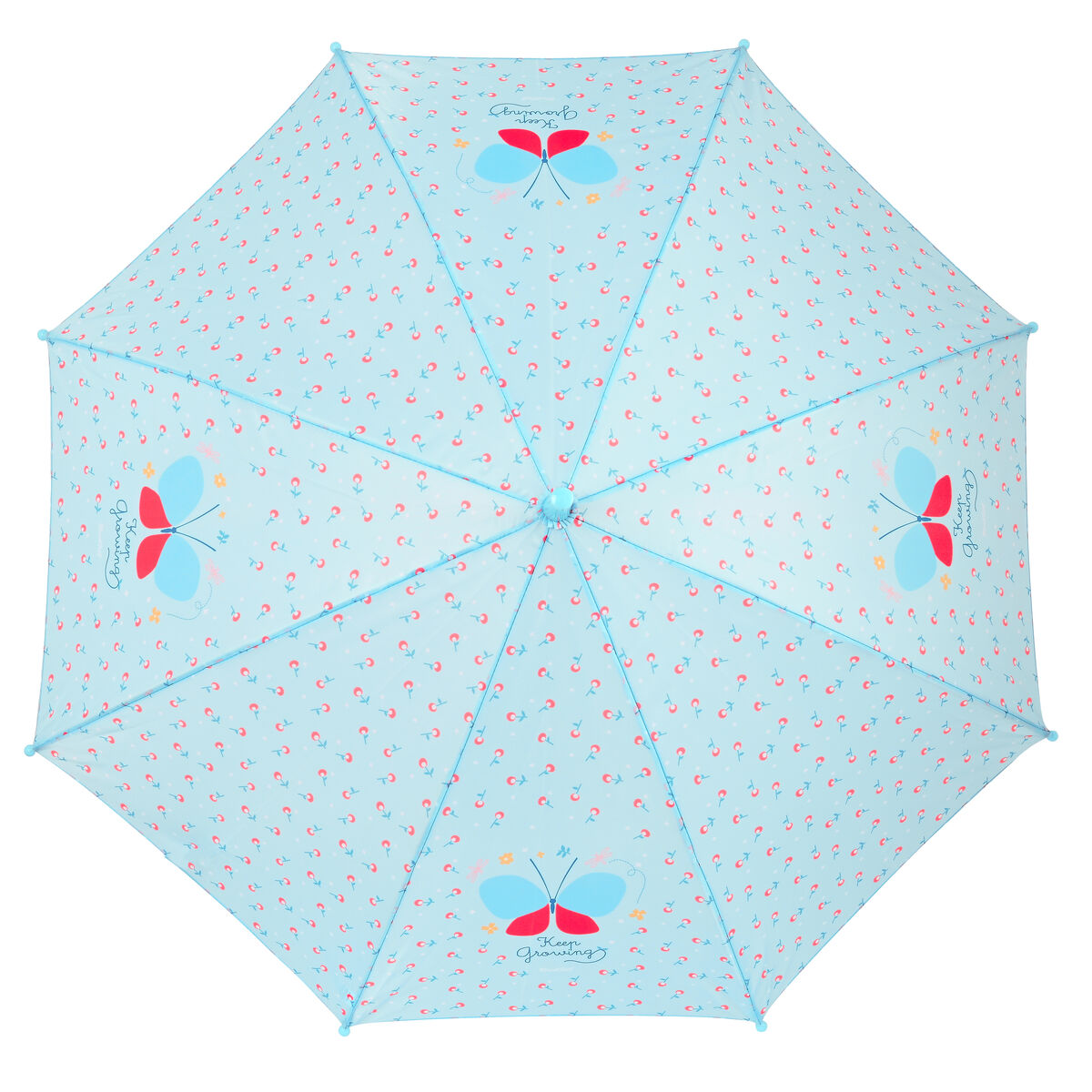 Ομπρέλα BlackFit8 Mariposa Μπλε Ø 86 cm Ομπρέλα BlackFit8 Mariposa Μπλε Ø 86 cm