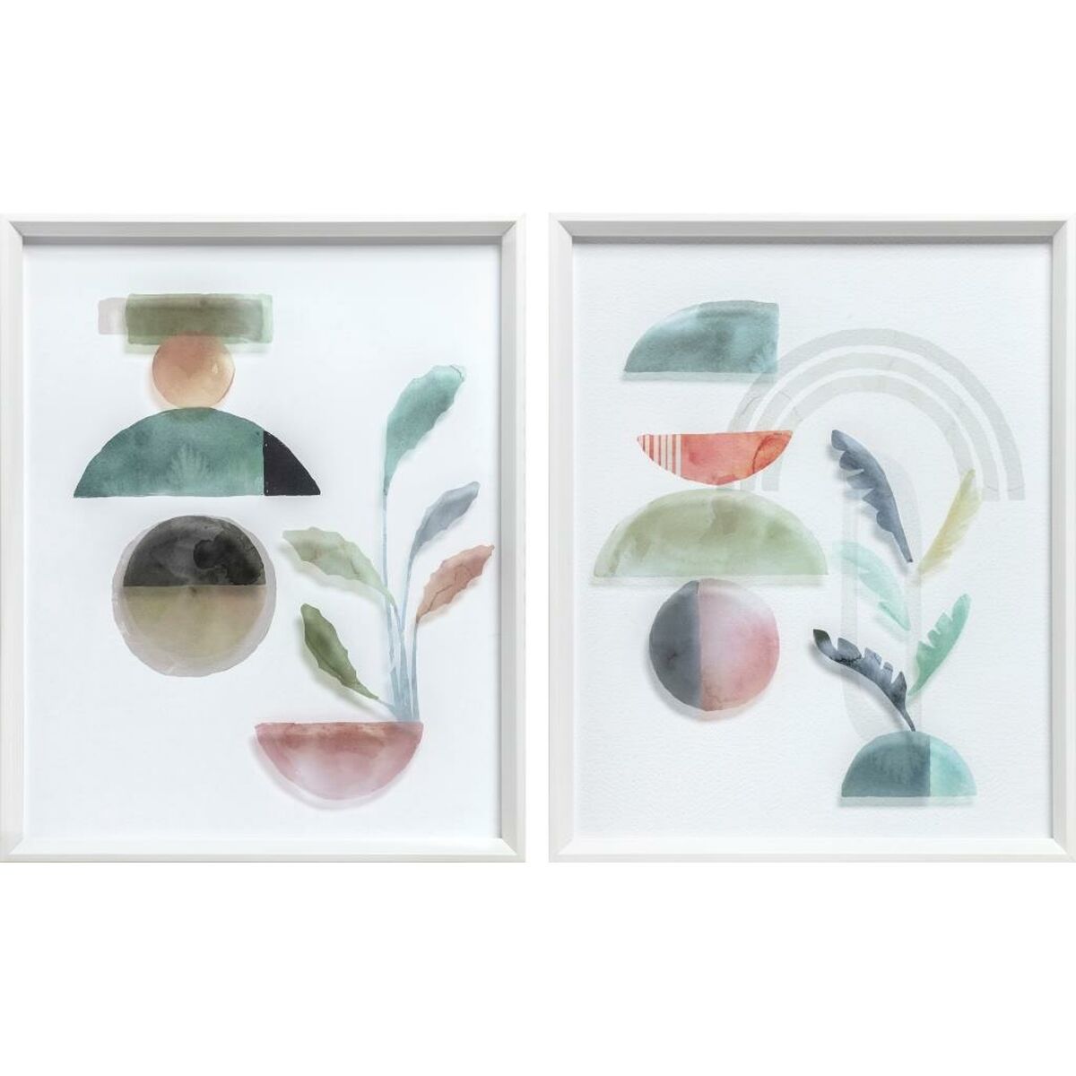 Ακρυλικός Πίνακας DKD Home Decor πολυστερίνη 40 x 3,8 x 50 cm 43 x 3,8 x 53 cm