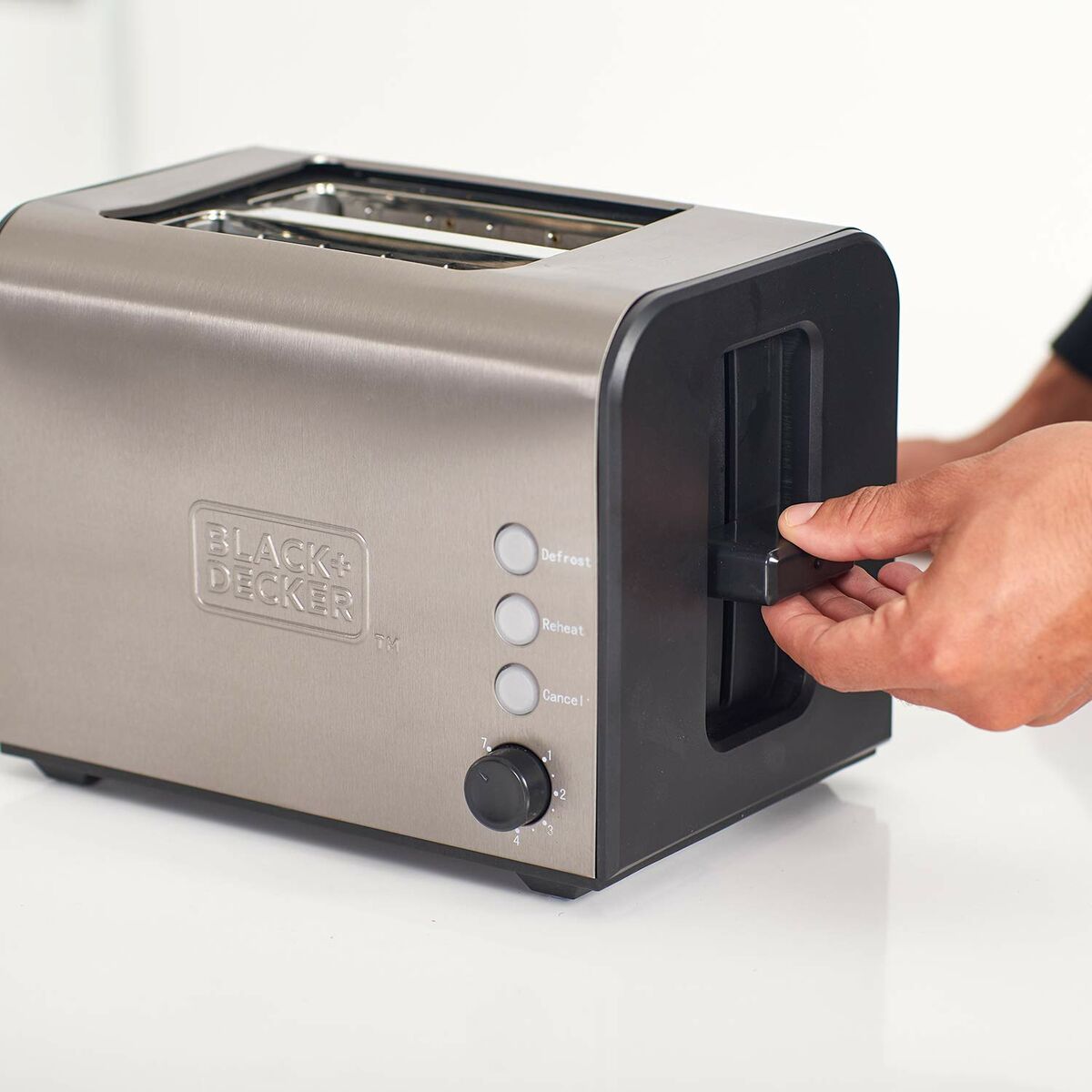Τοστιέρα Black & Decker BXTO900E Ανοξείδωτο ατσάλι 900 W Τοστιέρα Black & Decker BXTO900E Ανοξείδωτο ατσάλι 900 W