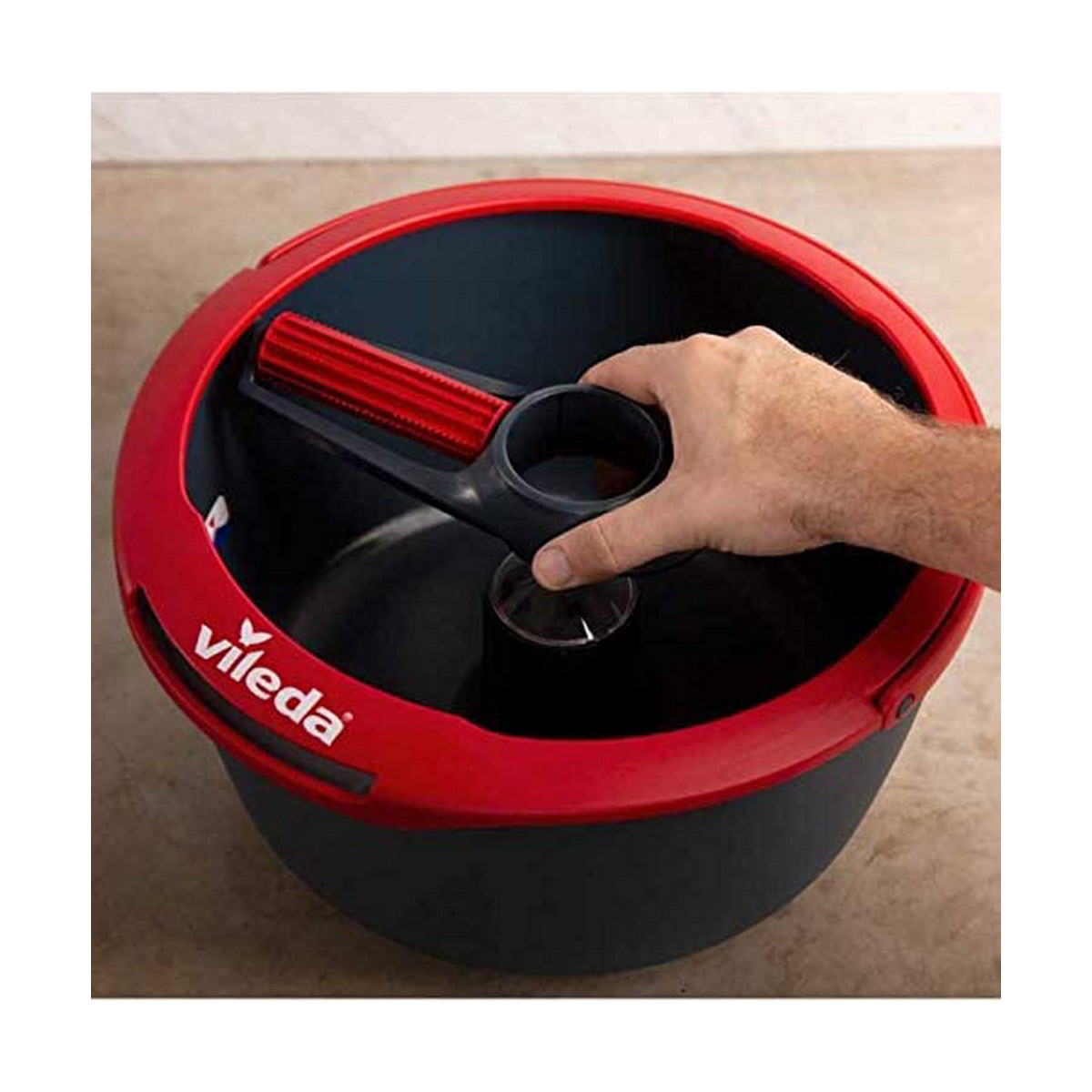 Mop with Bucket Vileda Spin & Clean Περιστροφικó πολυπροπυλένιο Mop with Bucket Vileda Spin & Clean Περιστροφικó πολυπροπυλένιο