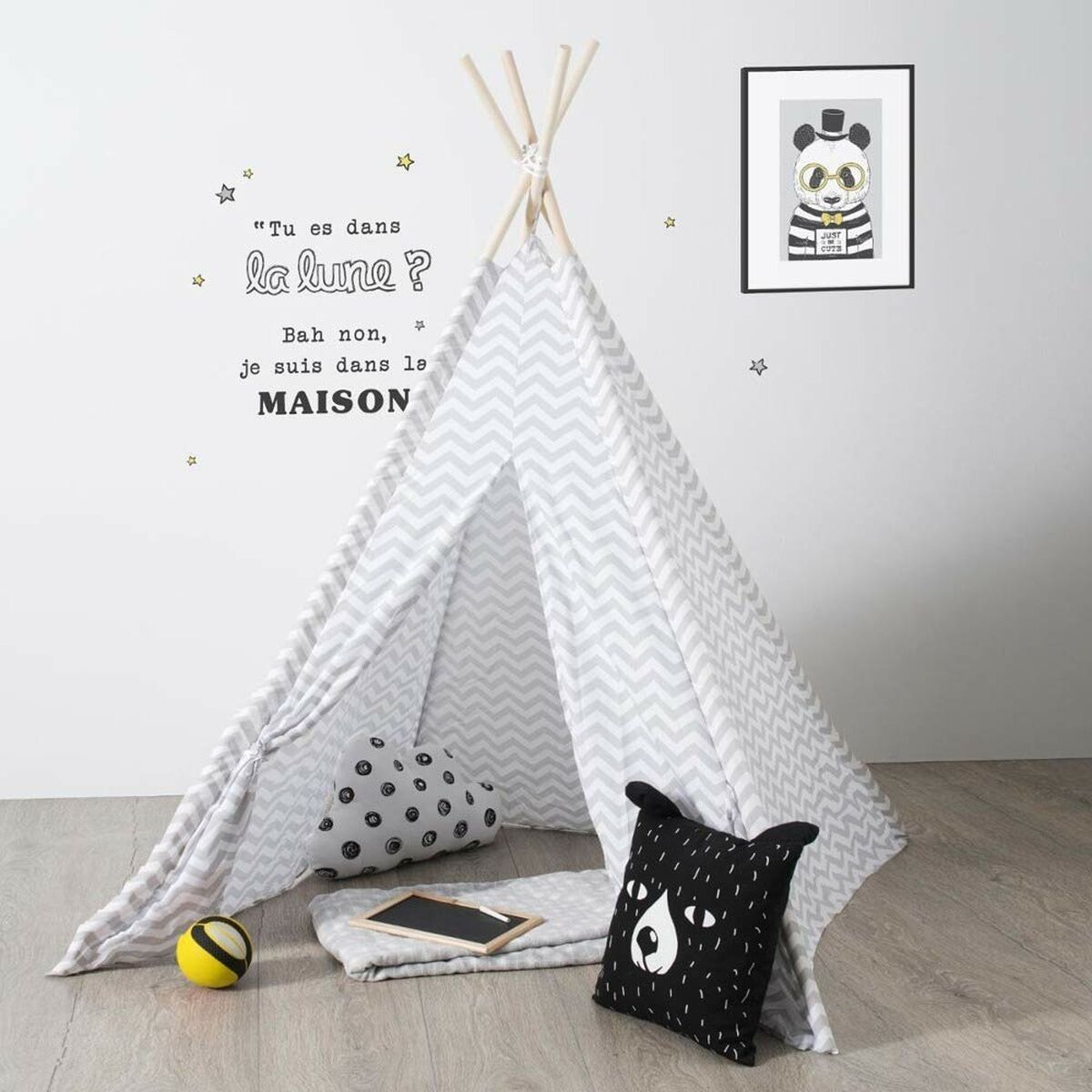 Camping Σκηνή Atmosphera Chevron Θήκη Τιπί (120 x 120 x 160 cm) Camping Σκηνή Atmosphera Chevron Θήκη Τιπί (120 x 120 x 160 cm)