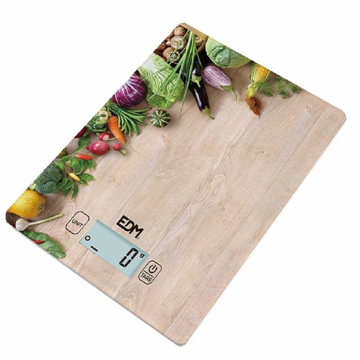 ζυγαριά κουζίνας EDM 07527 Καφέ Ξύλο 5 kg ζυγαριά κουζίνας EDM 07527 Καφέ Ξύλο 5 kg