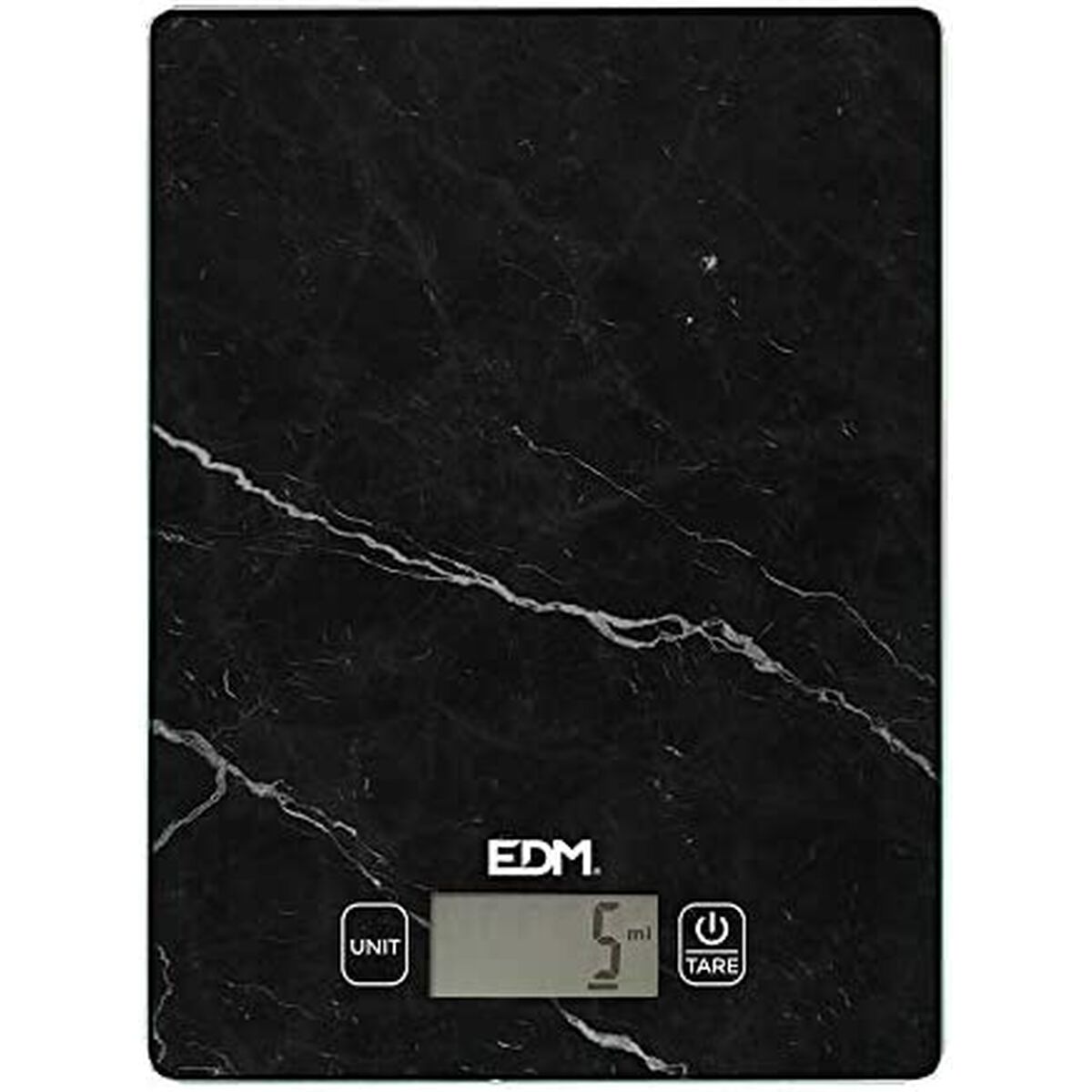 ζυγαριά κουζίνας EDM 07528 Μαύρο 5 kg ζυγαριά κουζίνας EDM 07528 Μαύρο 5 kg