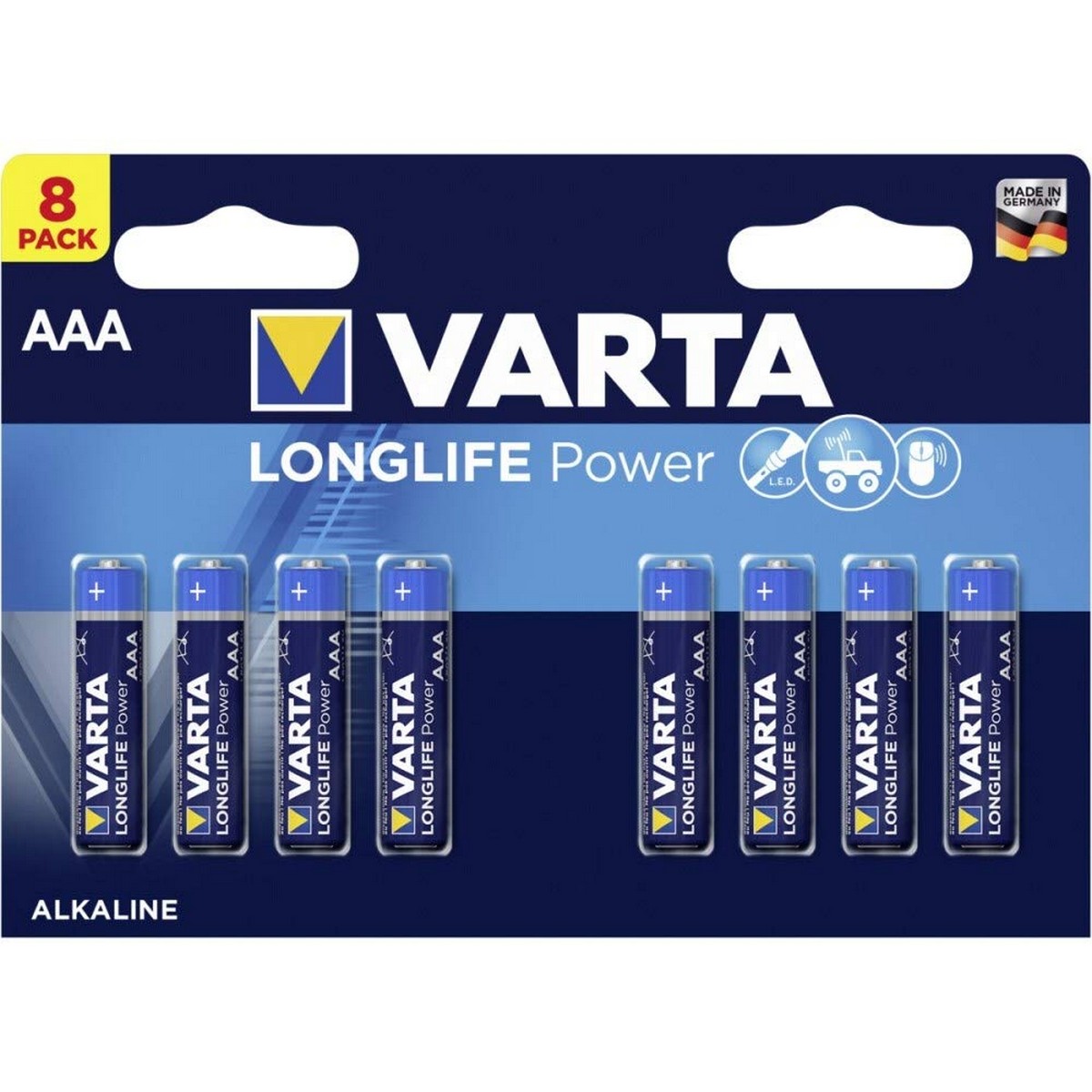 Μπαταρίες Varta Long Life Power 1,5 V AAA LR3 LR03