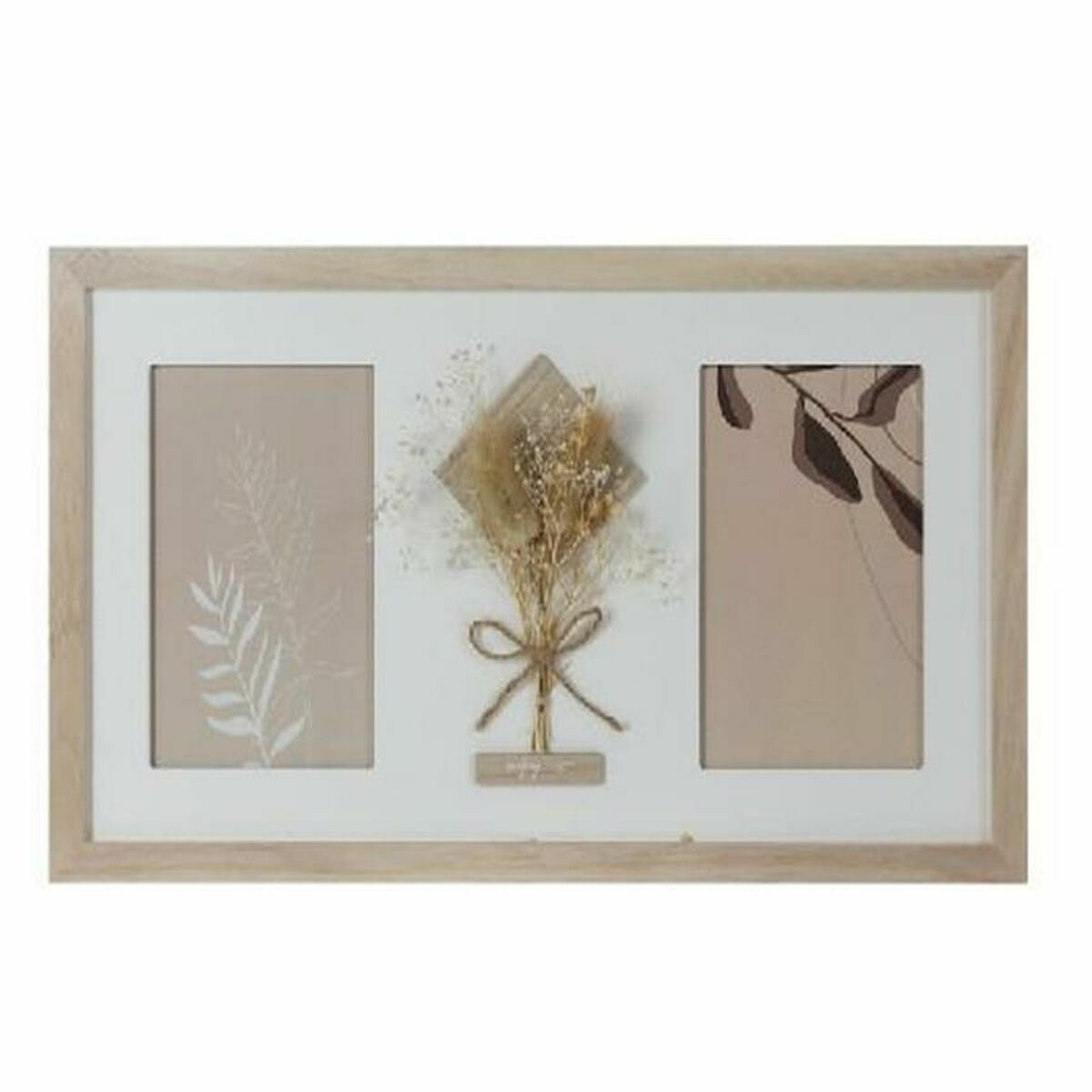 Κορνίζα DKD Home Decor 39 x 1,2 x 22 cm Κρυστάλλινο Φυσικό Λευκό Shabby Chic Κορνίζα DKD Home Decor 39 x 1,2 x 22 cm Κρυστάλλινο Φυσικό Λευκό Shabby Chic
