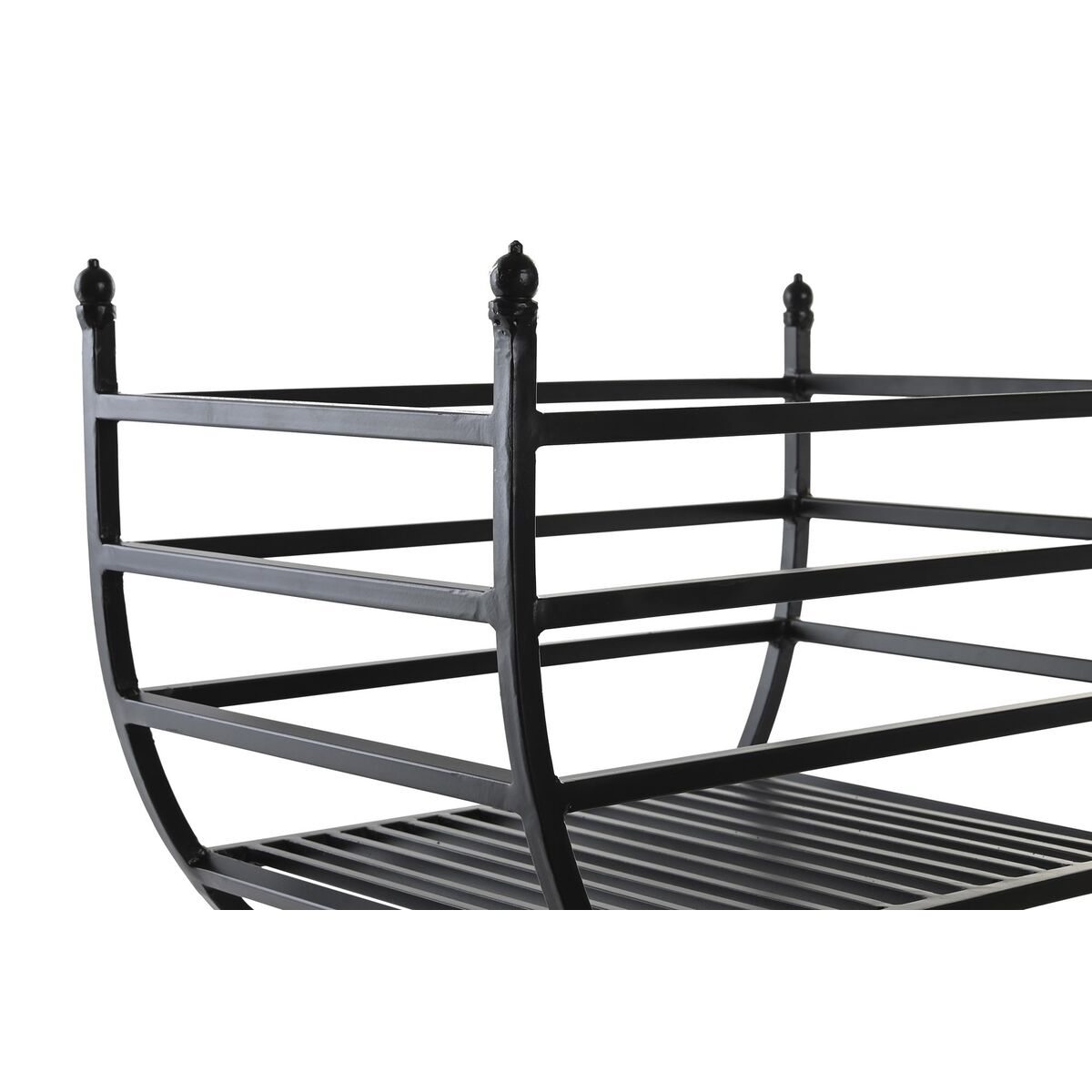 Αποθήκη ξύλων DKD Home Decor Μαύρο Χάλυβας 48 x 30 x 57 cm Βάση για Καυσόξυλα Αποθήκη ξύλων DKD Home Decor Μαύρο Χάλυβας 48 x 30 x 57 cm Βάση για Καυσόξυλα