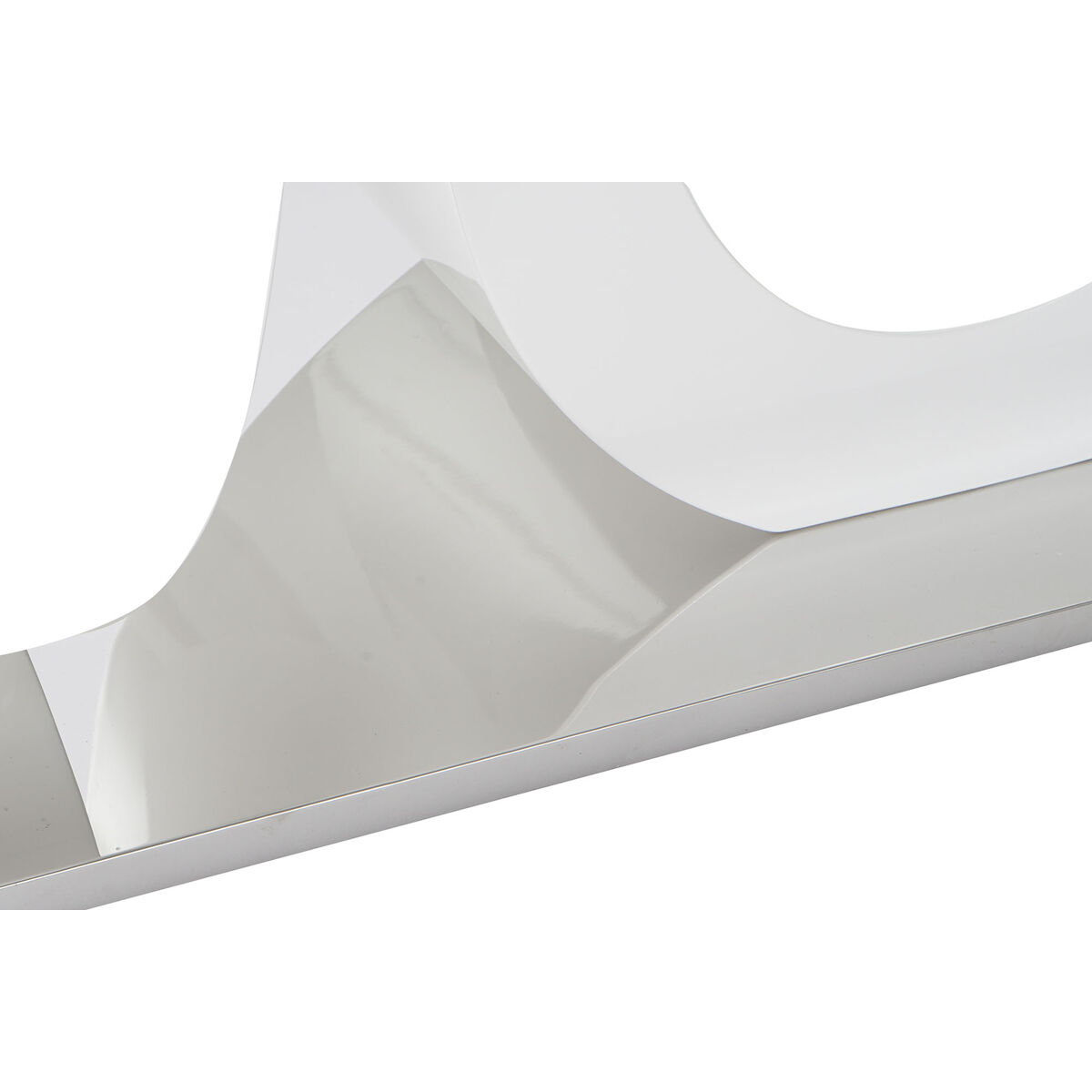 Τραπεζαρία DKD Home Decor Κρυστάλλινο Διαφανές Λευκό Ξύλο MDF (160 x 90 x 75 cm)