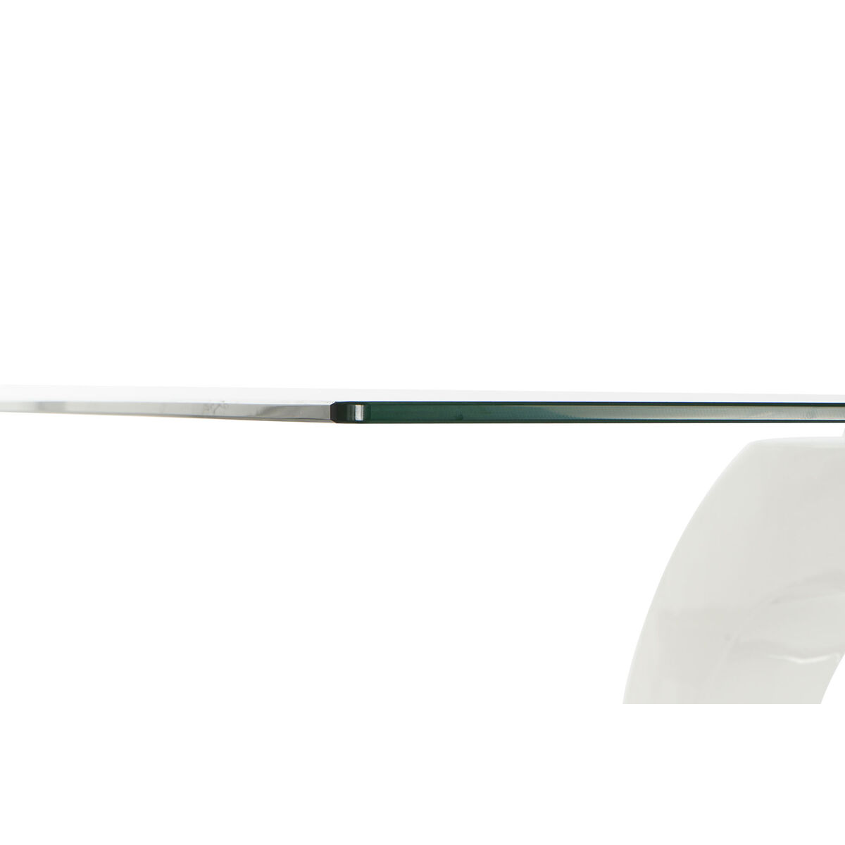 Τραπεζαρία DKD Home Decor Κρυστάλλινο Διαφανές Λευκό Ξύλο MDF (160 x 90 x 75 cm)