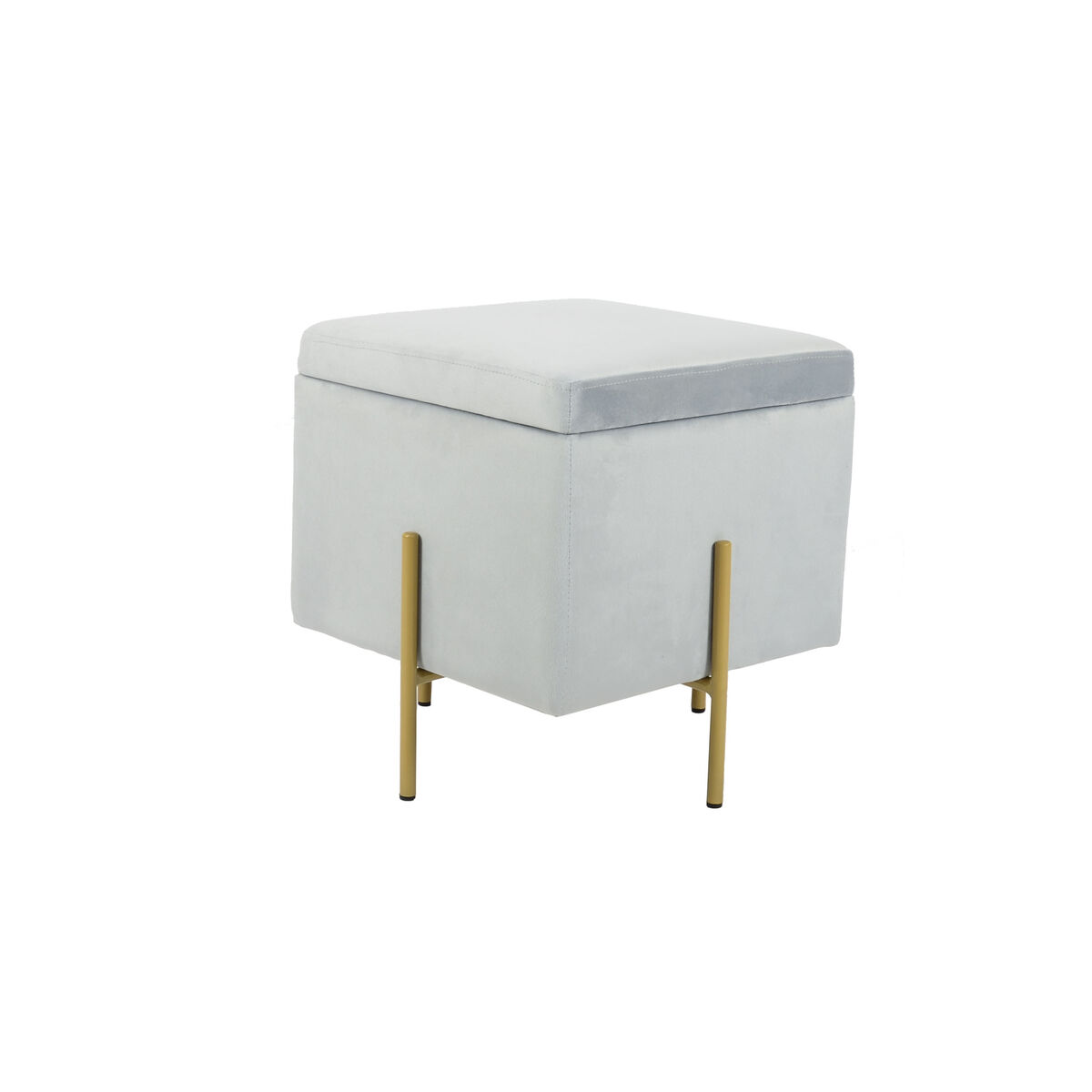 Υποπόδια DKD Home Decor Γκρι Μέταλλο πολυεστέρας (45 x 45 x 45 cm) Υποπόδια DKD Home Decor Γκρι Μέταλλο πολυεστέρας (45 x 45 x 45 cm)