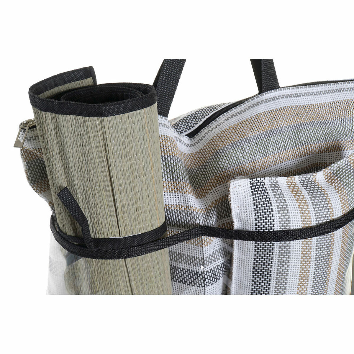Τσάντα Παραλίας DKD Home Decor Μπλε Καφέ Πράσινο Γκρι Μέντα PVC Καμβάς 44 x 23 x 62 cm (x2) Τσάντα Παραλίας DKD Home Decor Μπλε Καφέ Πράσινο Γκρι Μέντα PVC Καμβάς 44 x 23 x 62 cm (x2)