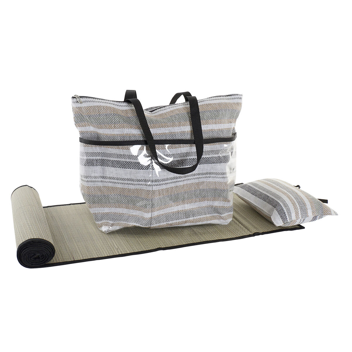 Τσάντα Παραλίας DKD Home Decor Μπλε Καφέ Πράσινο Γκρι Μέντα PVC Καμβάς 44 x 23 x 62 cm (x2) Τσάντα Παραλίας DKD Home Decor Μπλε Καφέ Πράσινο Γκρι Μέντα PVC Καμβάς 44 x 23 x 62 cm (x2)