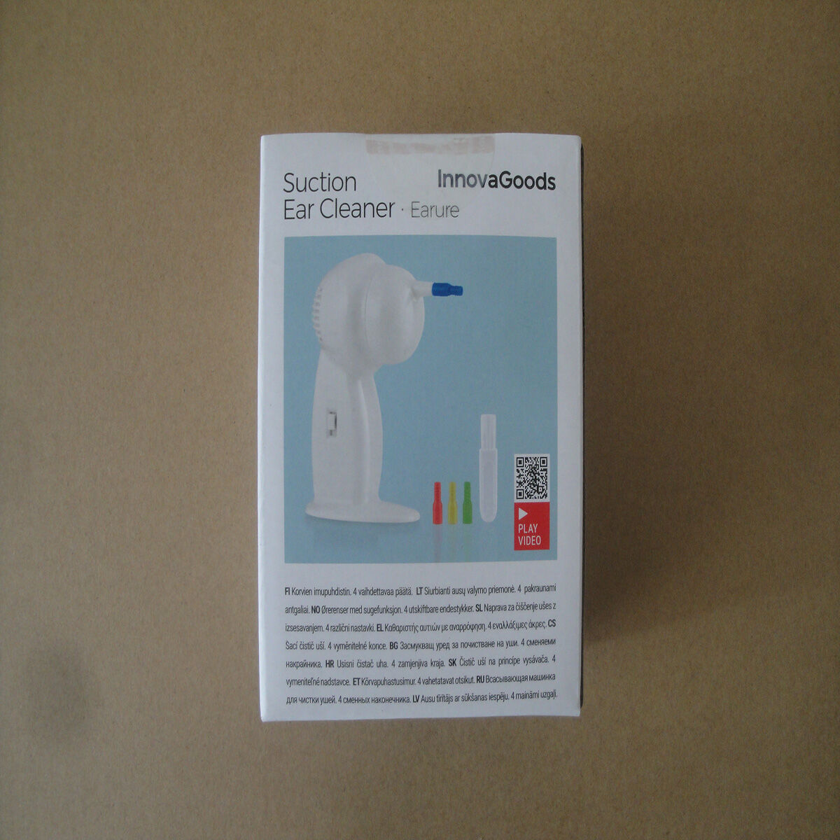 Επαναχρησιμοποιήσιμο Hλεκτρικό Kαθαριστικό Aυτιού InnovaGoods