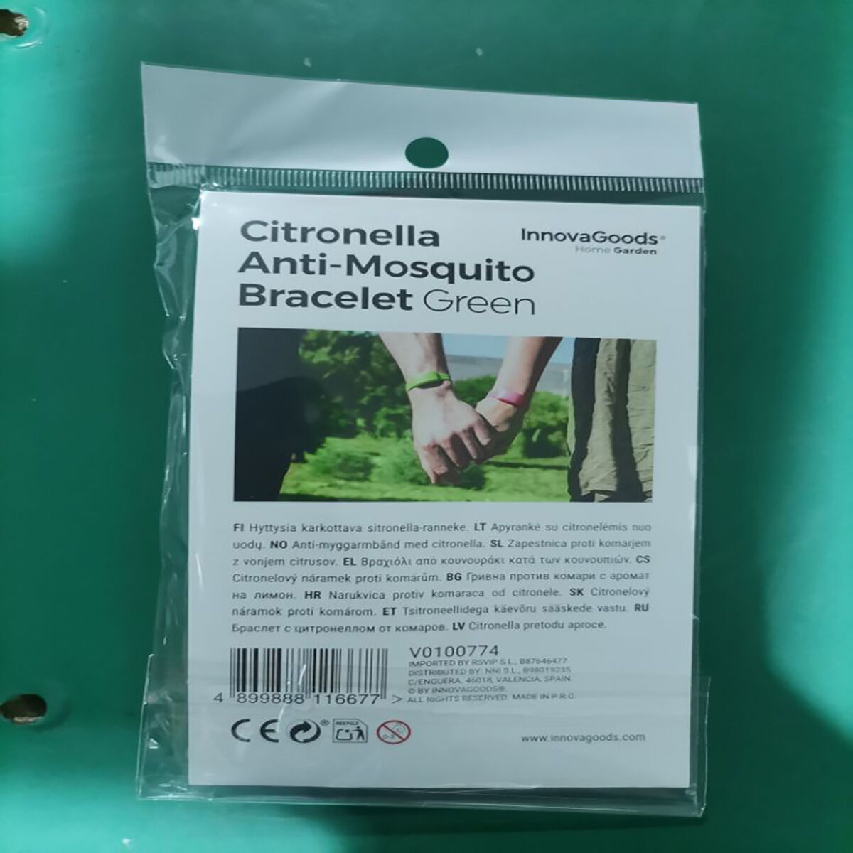 Βραχιόλι αντι Κουνουπιών Citronella InnovaGoods