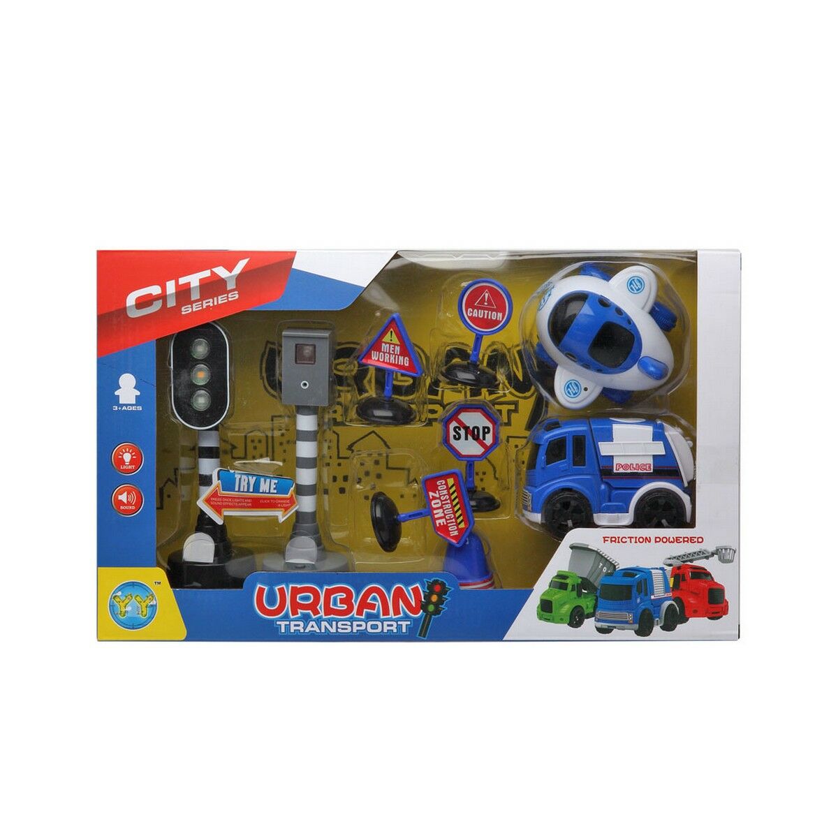 Playset Οχημάτων City Series Police 38 x 22 cm Playset Οχημάτων City Series Police 38 x 22 cm