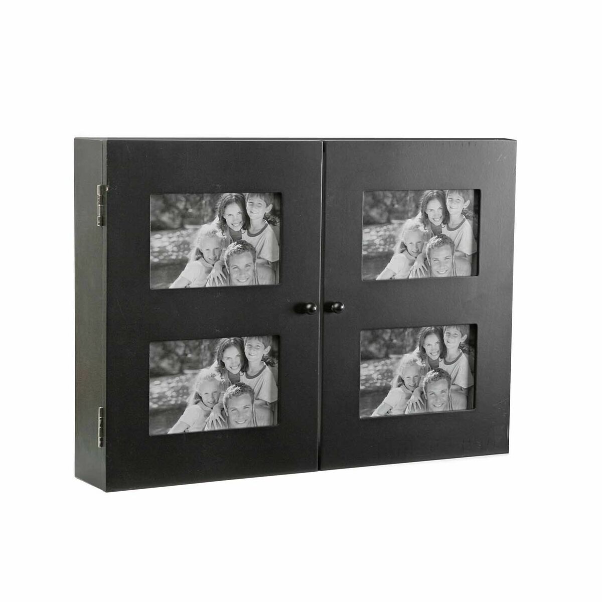 Ντουλάπα για κλειδιά Versa Μαύρο Ξύλο (8,5 x 33 x 46 cm) Ντουλάπα για κλειδιά Versa Μαύρο Ξύλο (8,5 x 33 x 46 cm)