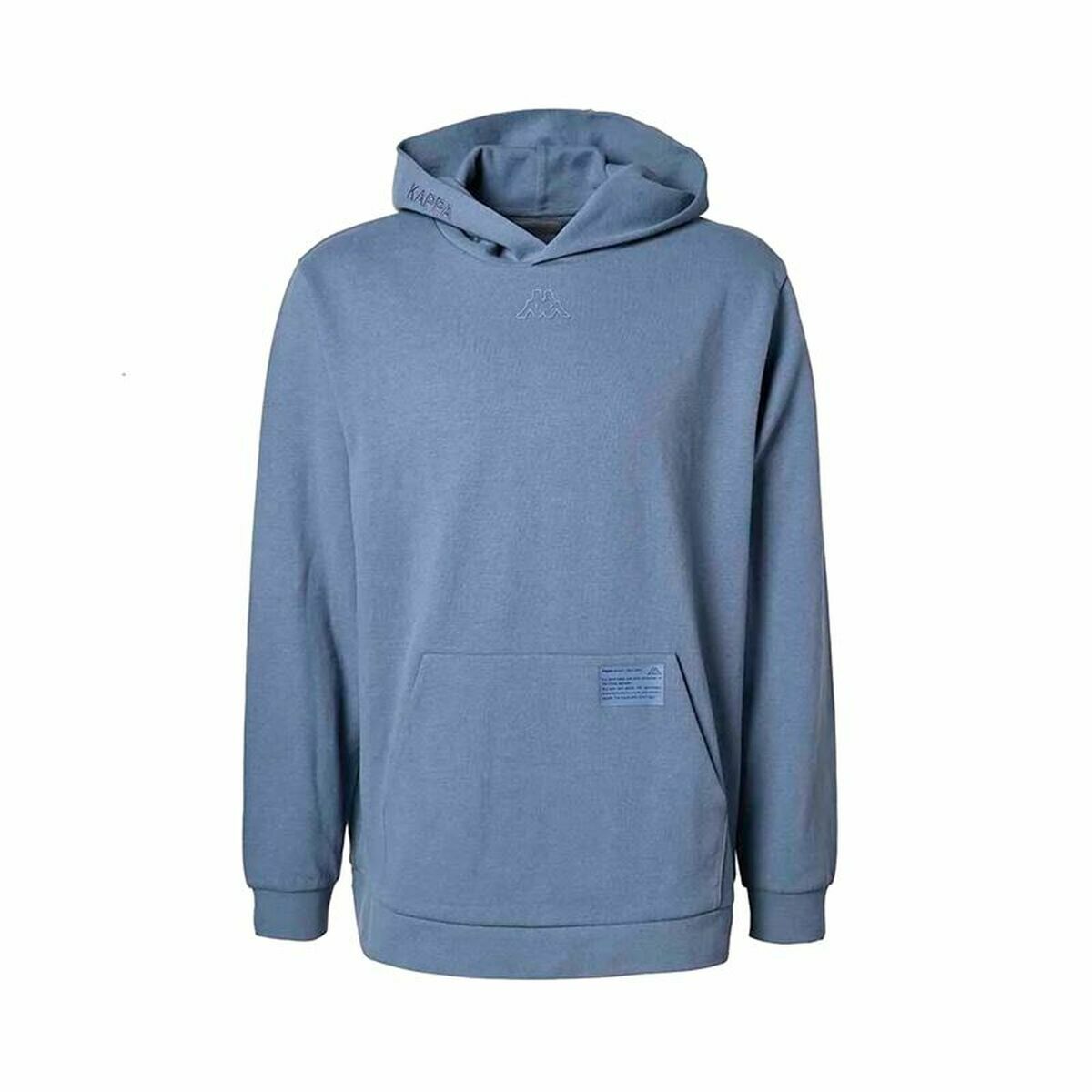 Unisex Φούτερ με Κουκούλα Kappa Μπλε Unisex Φούτερ με Κουκούλα Kappa Μπλε