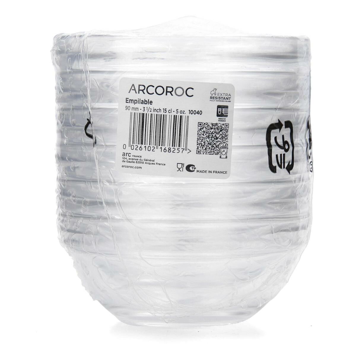 Sett med boller Arcoroc Appetizer Επιδόρπιο Κεραμικά Λευκό 9 cm 6 Τεμάχια Sett med boller Arcoroc Appetizer Επιδόρπιο Κεραμικά Λευκό 9 cm 6 Τεμάχια