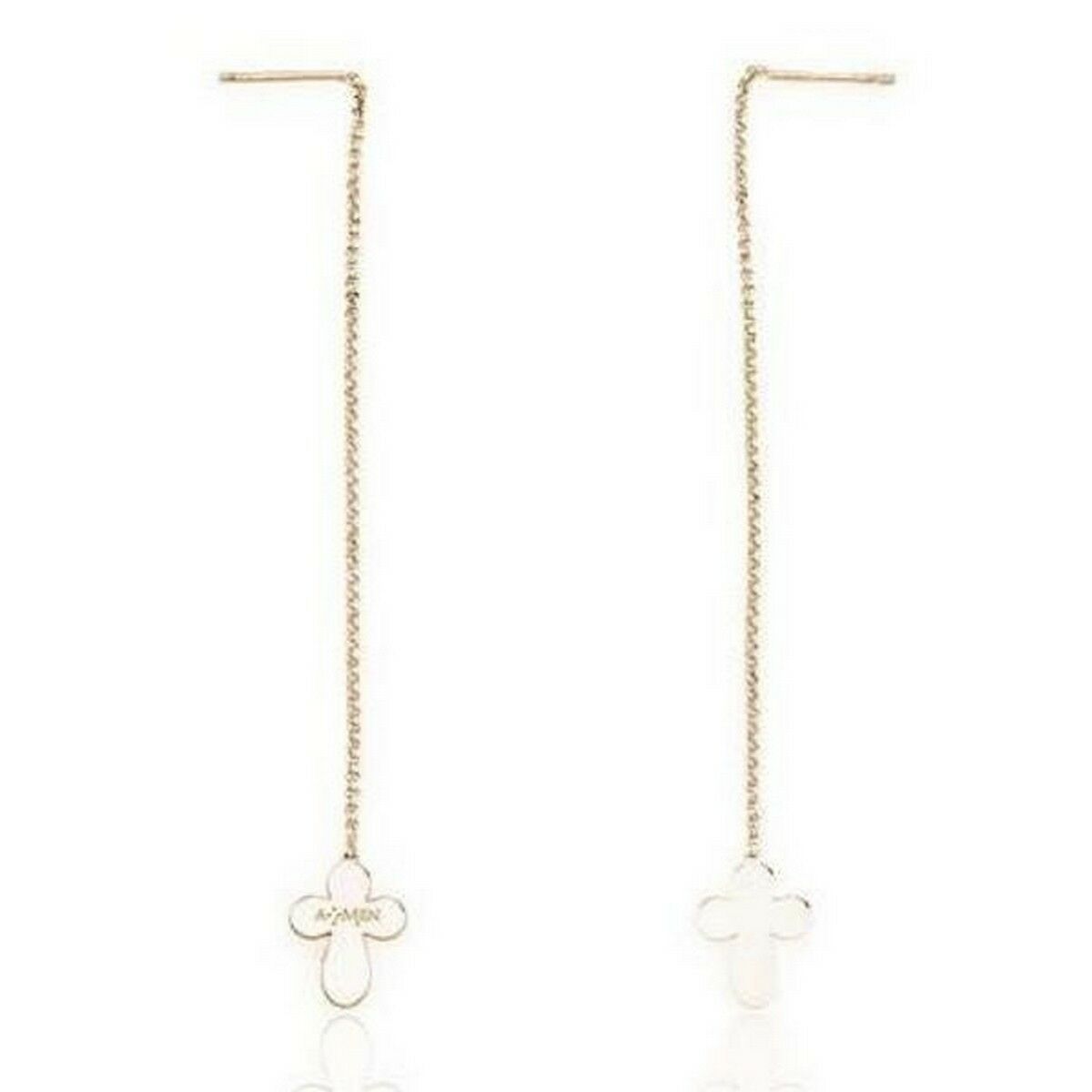 Γυναικεία Σκουλαρίκια Amen CROCE ROSE GOLD Αυθεντικό ασήμι 925 Γυναικεία Σκουλαρίκια Amen CROCE ROSE GOLD Αυθεντικό ασήμι 925