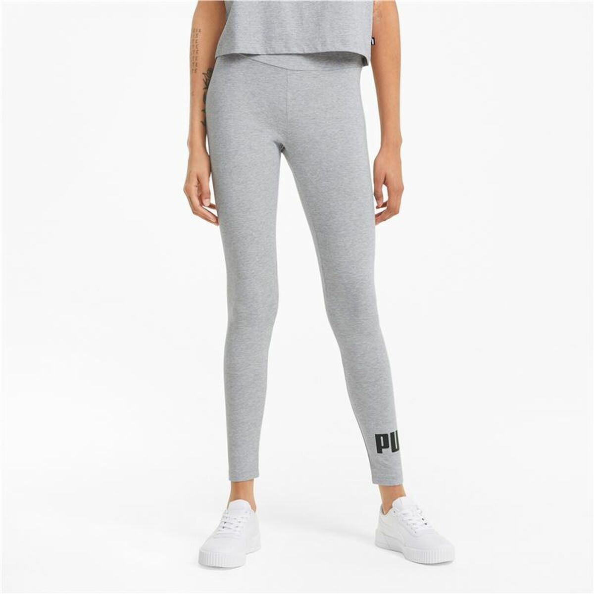 Αθλητικά Γυναικεία Κολάν Puma Essentials Logo Ανοιχτό Γκρι Αθλητικά Γυναικεία Κολάν Puma Essentials Logo Ανοιχτό Γκρι
