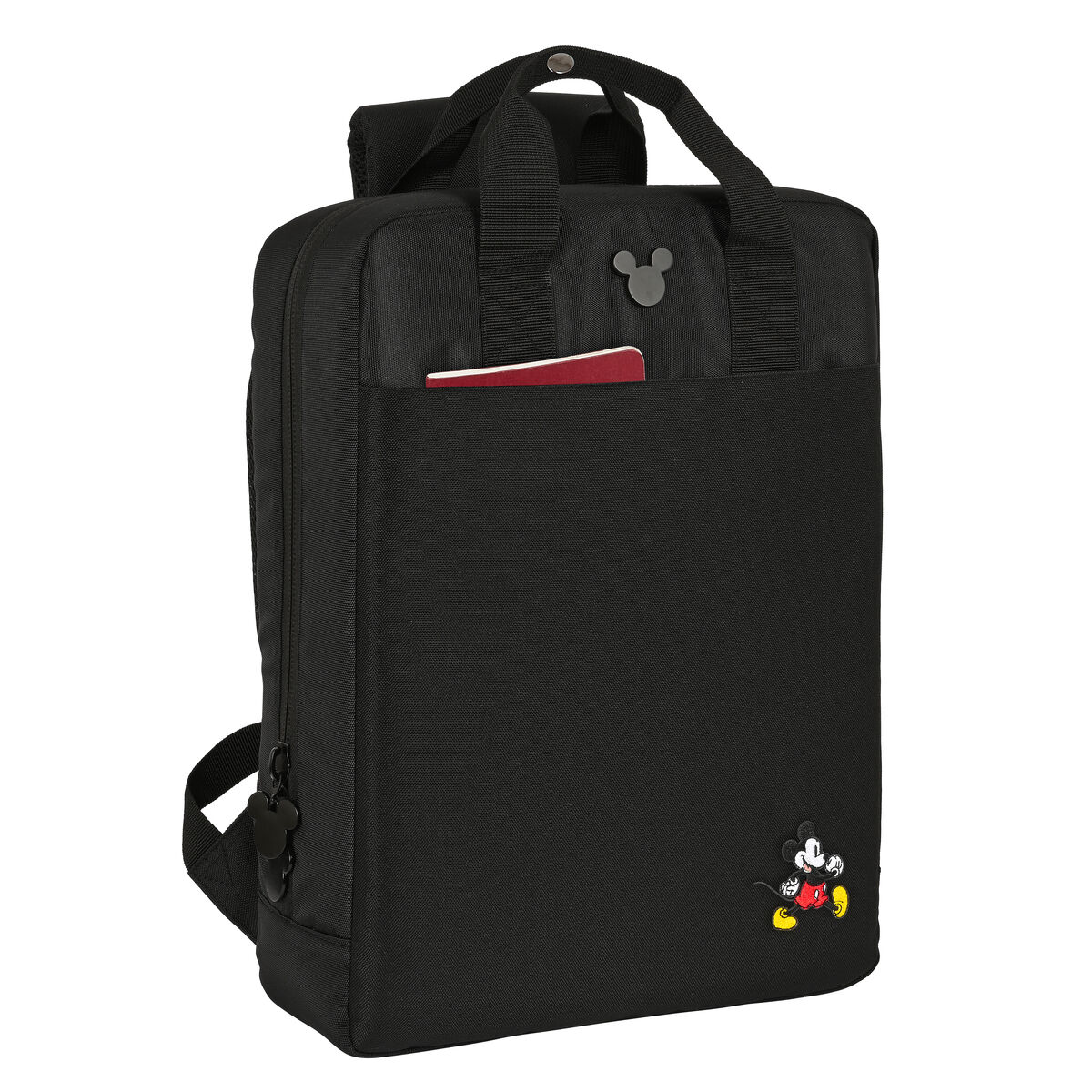 Σακίδιο για Laptop Mickey Mouse Clubhouse Μαύρο 29 x 39 x 11 cm