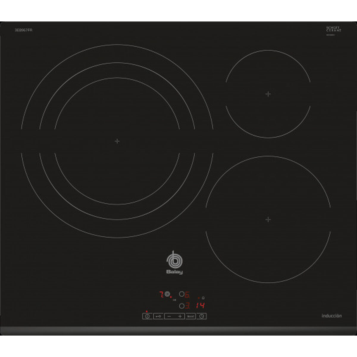 Επαγωγική Πλάκα Balay 3EB967FR 60 cm 60 cm Επαγωγική Πλάκα Balay 3EB967FR 60 cm 60 cm