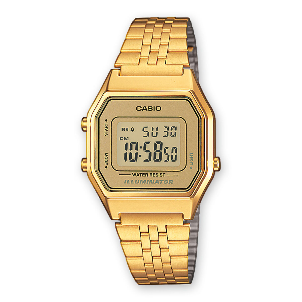 Unisex Ρολόγια Casio LA680WEGA-9ER Χρυσό Unisex Ρολόγια Casio LA680WEGA-9ER Χρυσό