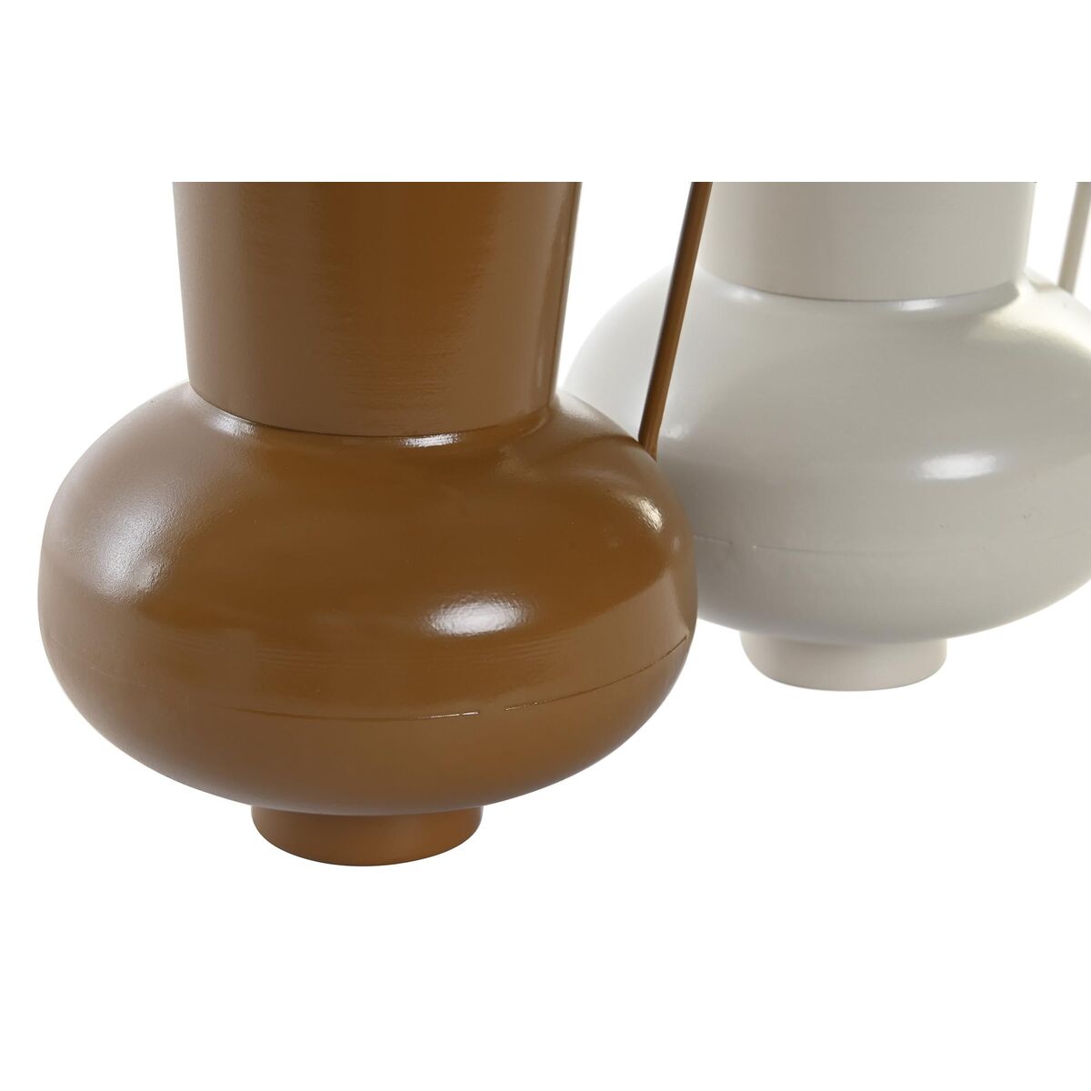 Βάζο DKD Home Decor 13 x 12.5 x 17 cm Μπεζ Μέταλλο Πορτοκαλί Μουστάρδα (x2) Βάζο DKD Home Decor 13 x 12.5 x 17 cm Μπεζ Μέταλλο Πορτοκαλί Μουστάρδα (x2)