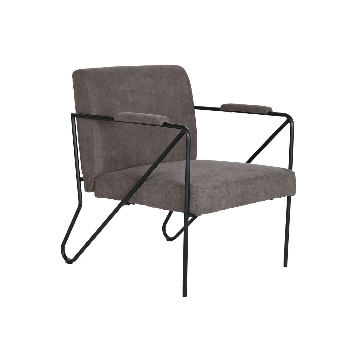 Πολυθρόνα DKD Home Decor Γκρι Μέταλλο πολυεστέρας (64 x 69,5 x 76 cm) Πολυθρόνα DKD Home Decor Γκρι Μέταλλο πολυεστέρας (64 x 69,5 x 76 cm)