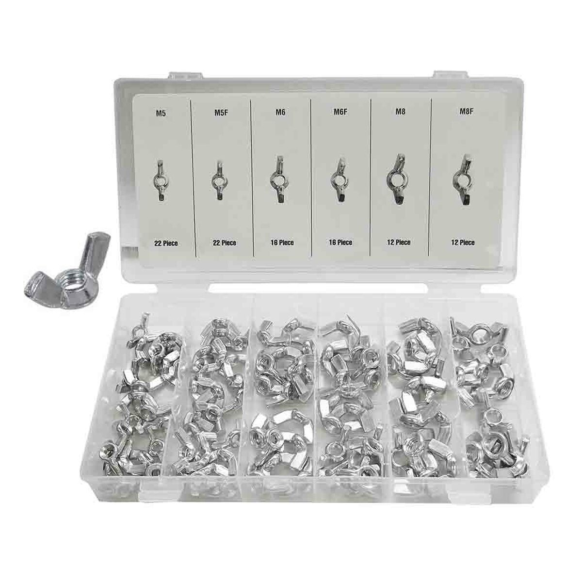 Ρύθμιση Bensontools Πεταλούδα 100 Τεμάχια Set Παξιμάδια Ρύθμιση Bensontools Πεταλούδα 100 Τεμάχια Set Παξιμάδια