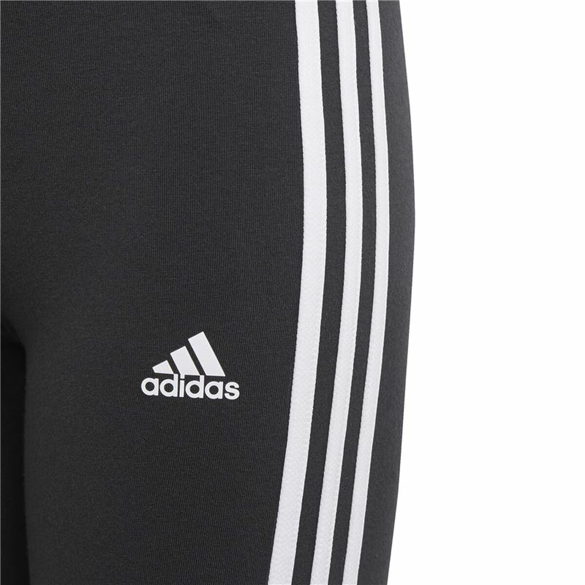 Αθλητικά Κολάν για Παιδιά Adidas Essentials 3 Stripes Μαύρο Αθλητικά Κολάν για Παιδιά Adidas Essentials 3 Stripes Μαύρο